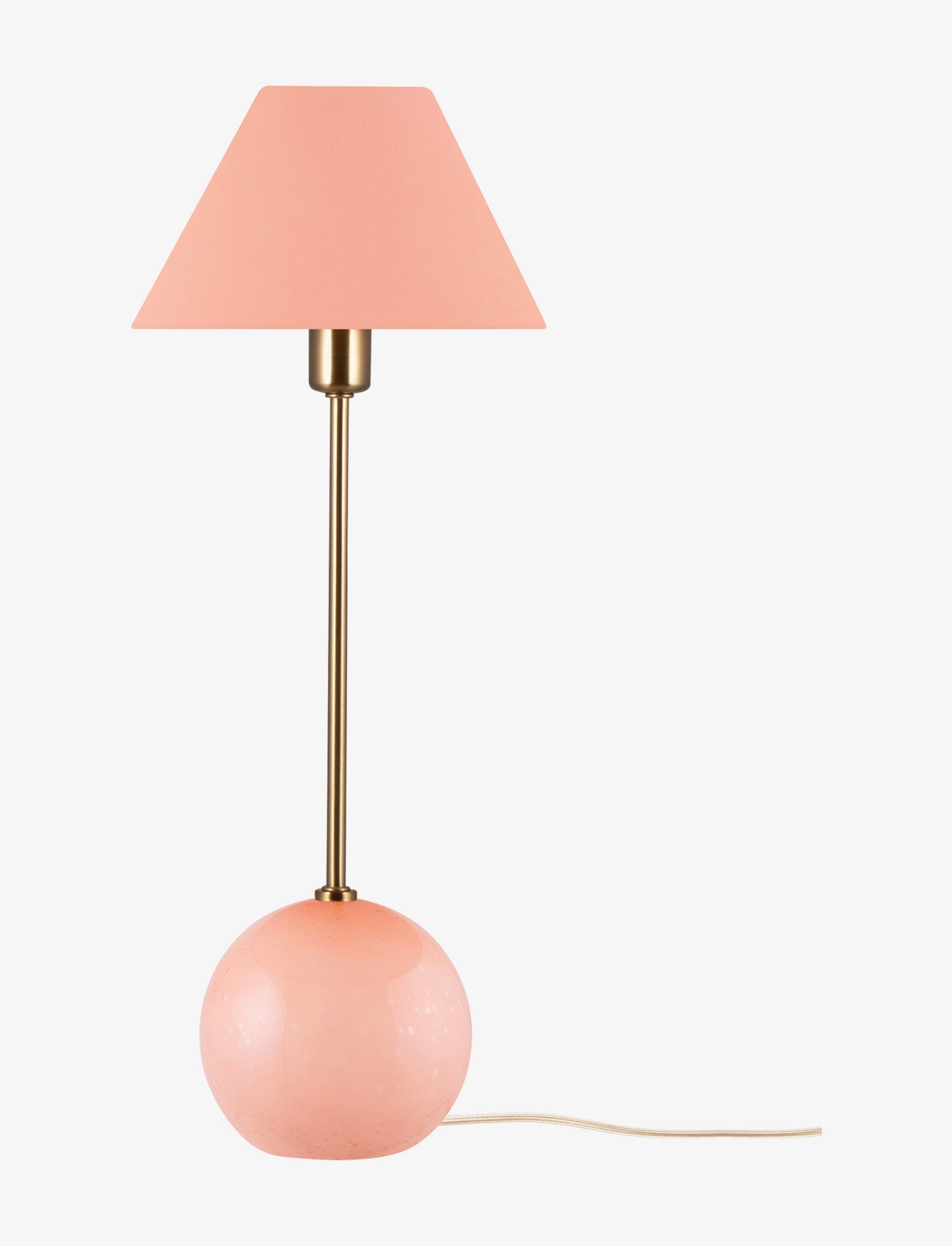Globen Lighting Table Lamp Iris 20 Cream, Bordlampe, Pink, Str: H51CM