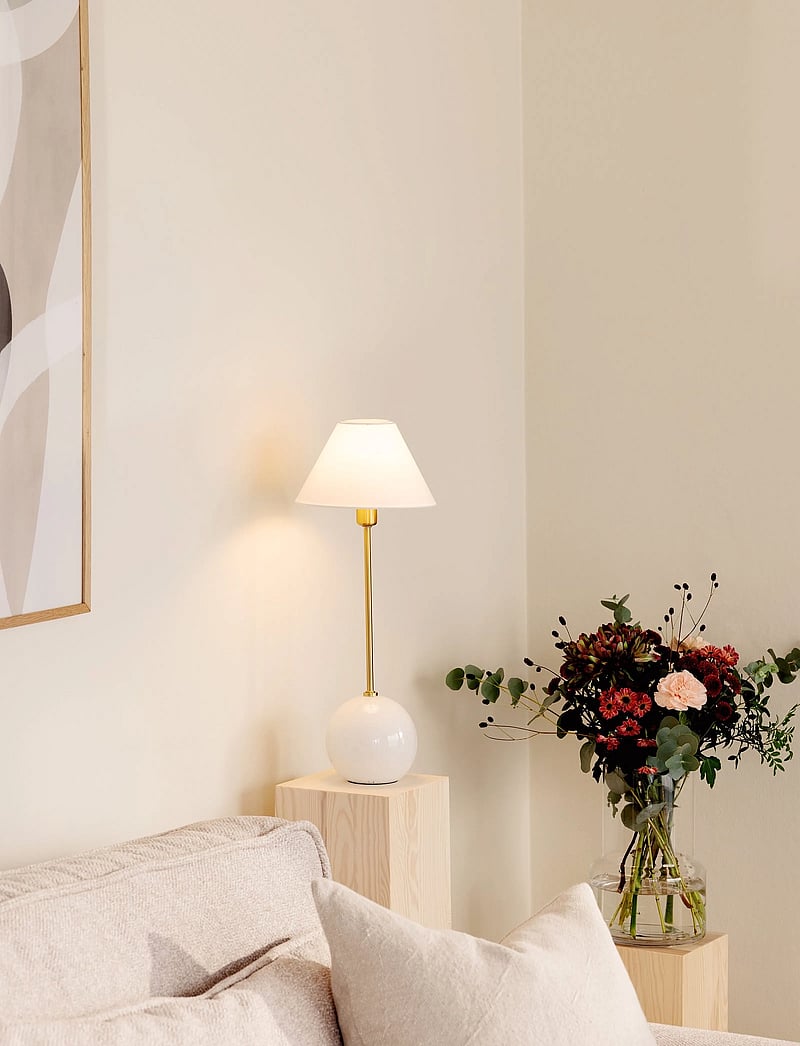 Globen Lighting - Table Lamp Iris 20 Cream - schreibtisch- & tischlampen - white - 5