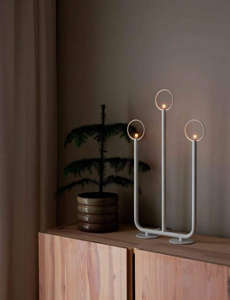 Globen Lighting - Candlestick Natale 3 - geschenke unter chf 100 - white - 1