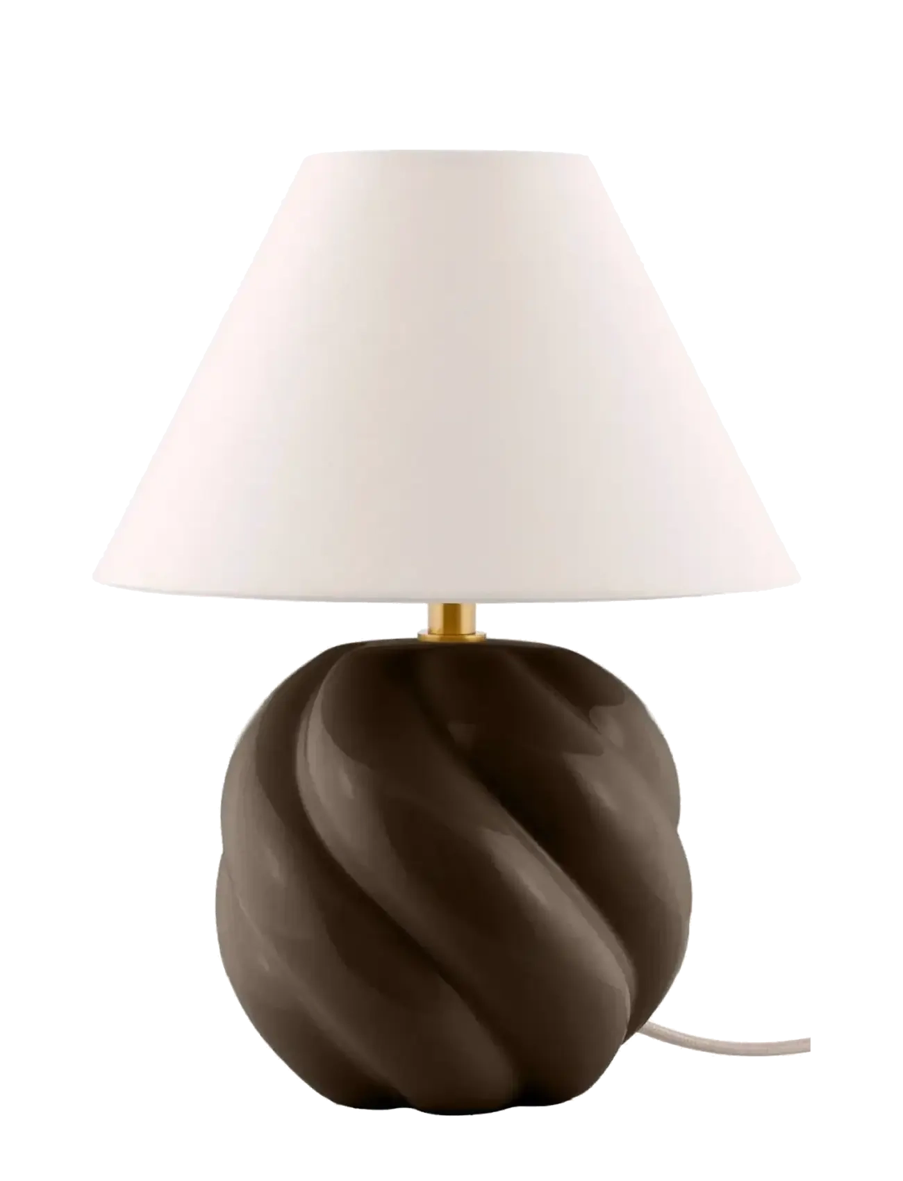 Globen Lighting Table Lamp Dahlia 24 Mocha, Bordlampe, Brun, Str: 24X24X31CM