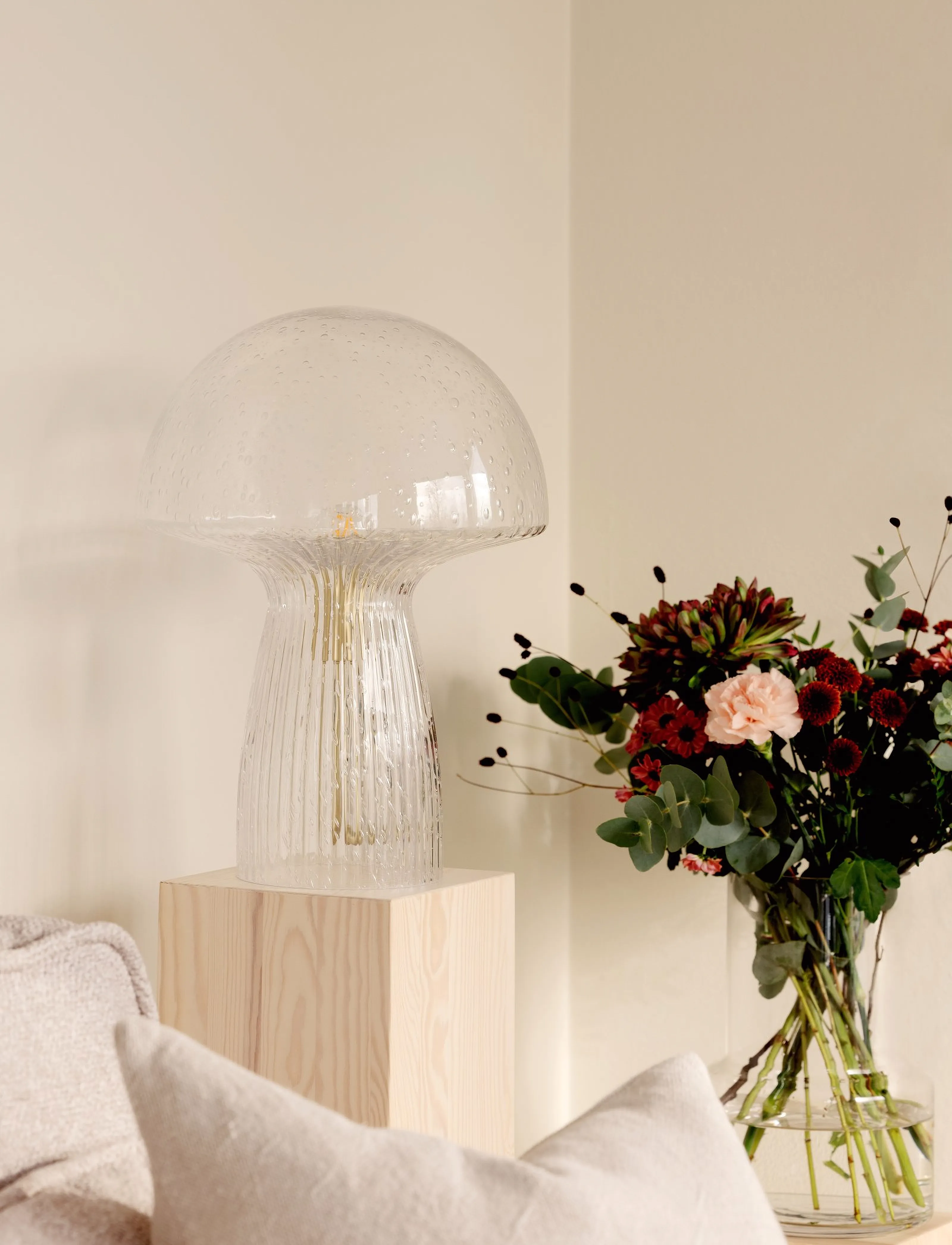 Globen Lighting Bordlampe Fungo 30 Special Edition, 42X30 cm, Nude, Lamper > Bordlamper, Unisex