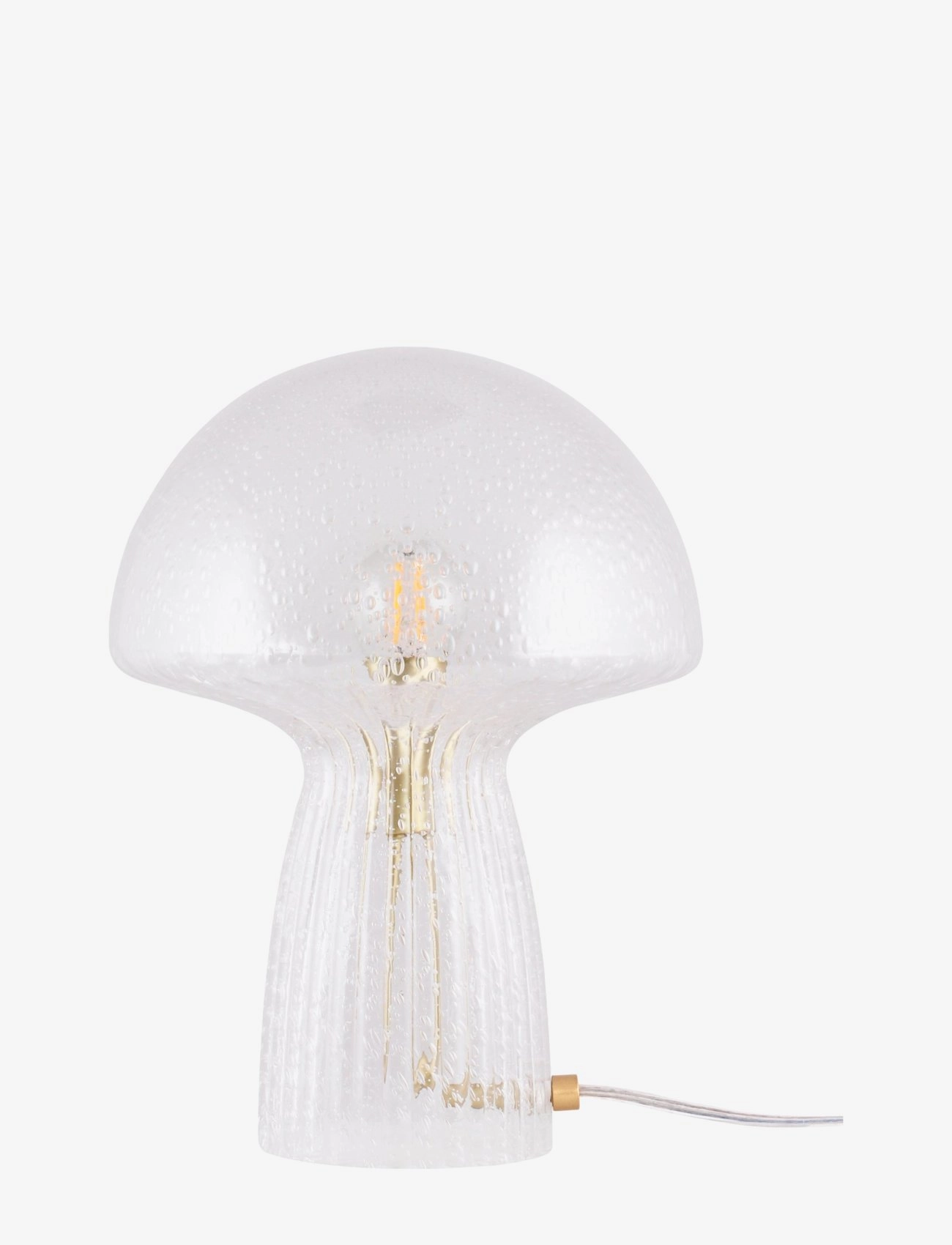 Globen Lighting Bordlampe Fungo 22, Bordlampe, Hvid, Str: 30X22CM x 22