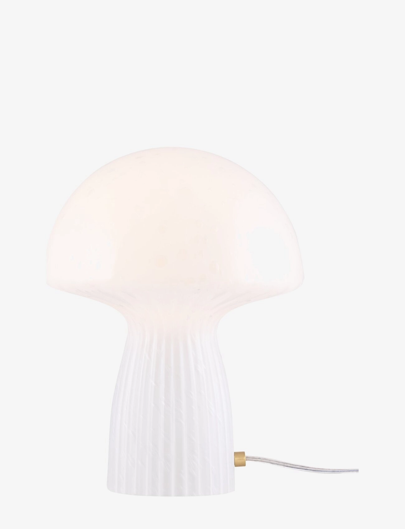 Globen Lighting Bordlampe Fungo 22, Bordlampe, Hvid, Str: 30X22CM