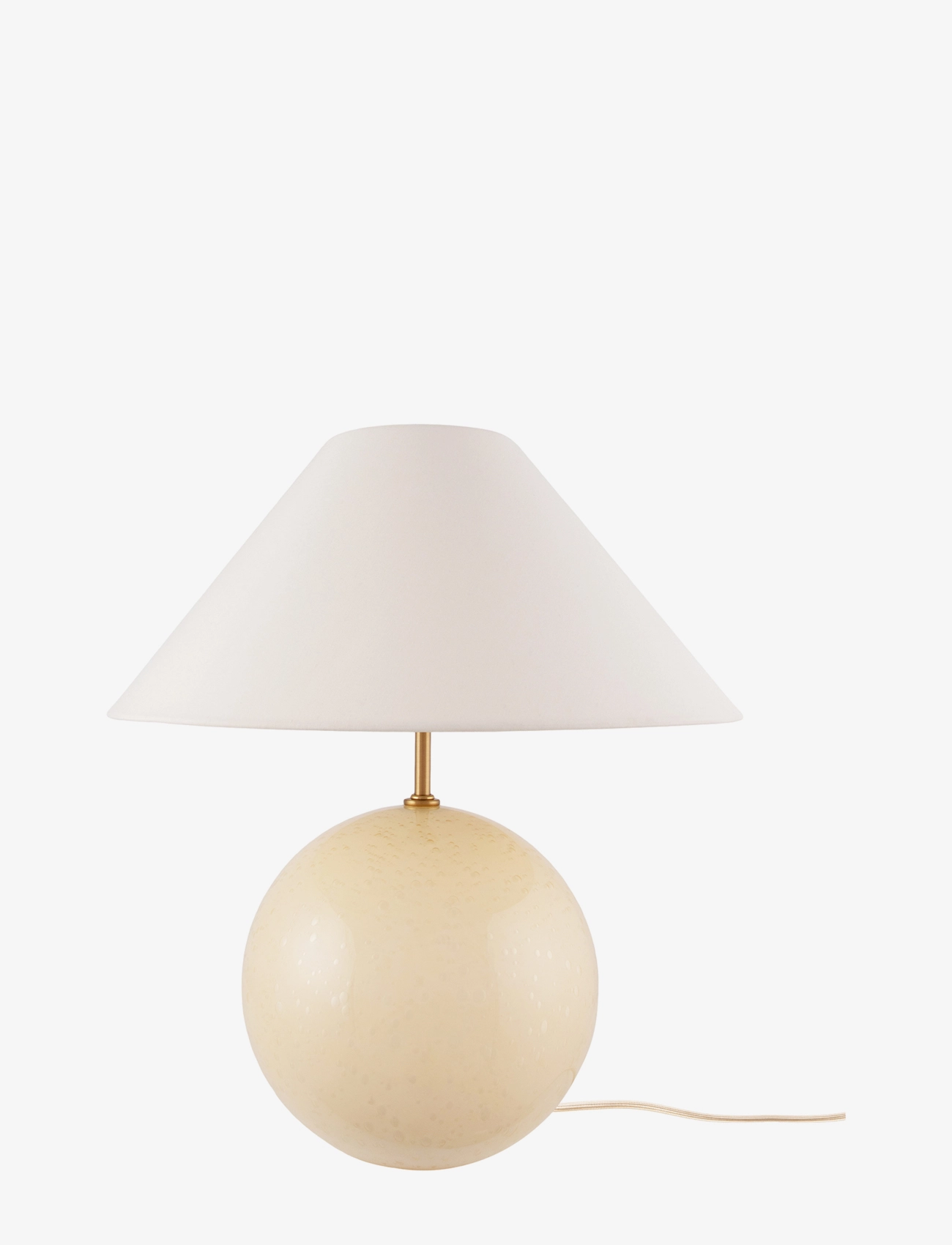 Globen Lighting Iris 35 Bordlampe, Bordlampe, Creme, Str: ONE SIZE