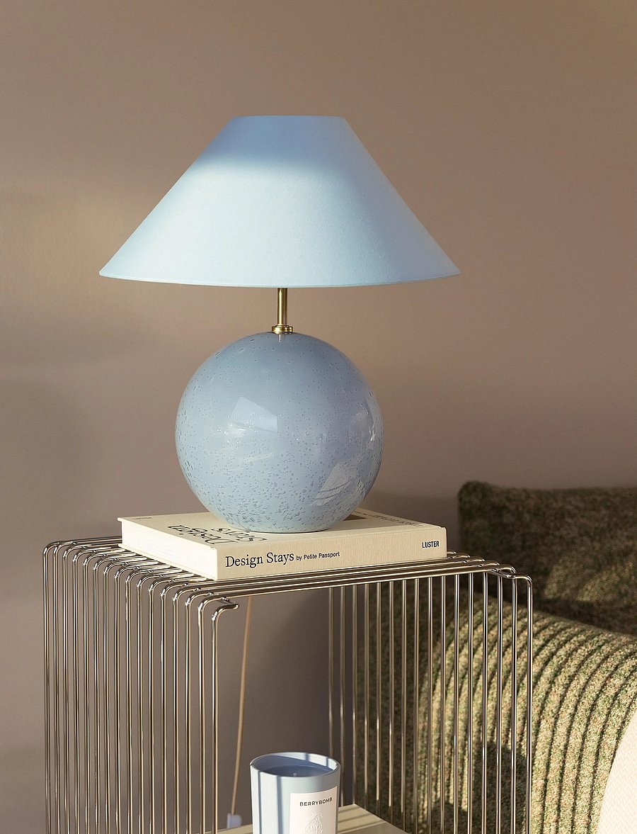 Globen Lighting - Table Lamp Iris 35 - nach preis einkaufen - dove blue - 0
