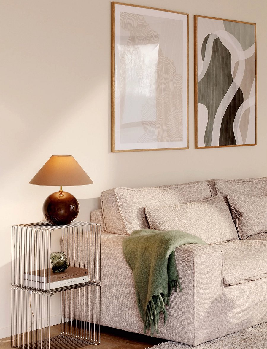 Globen Lighting - Table Lamp Iris 35 - nach preis einkaufen - mocha - 4