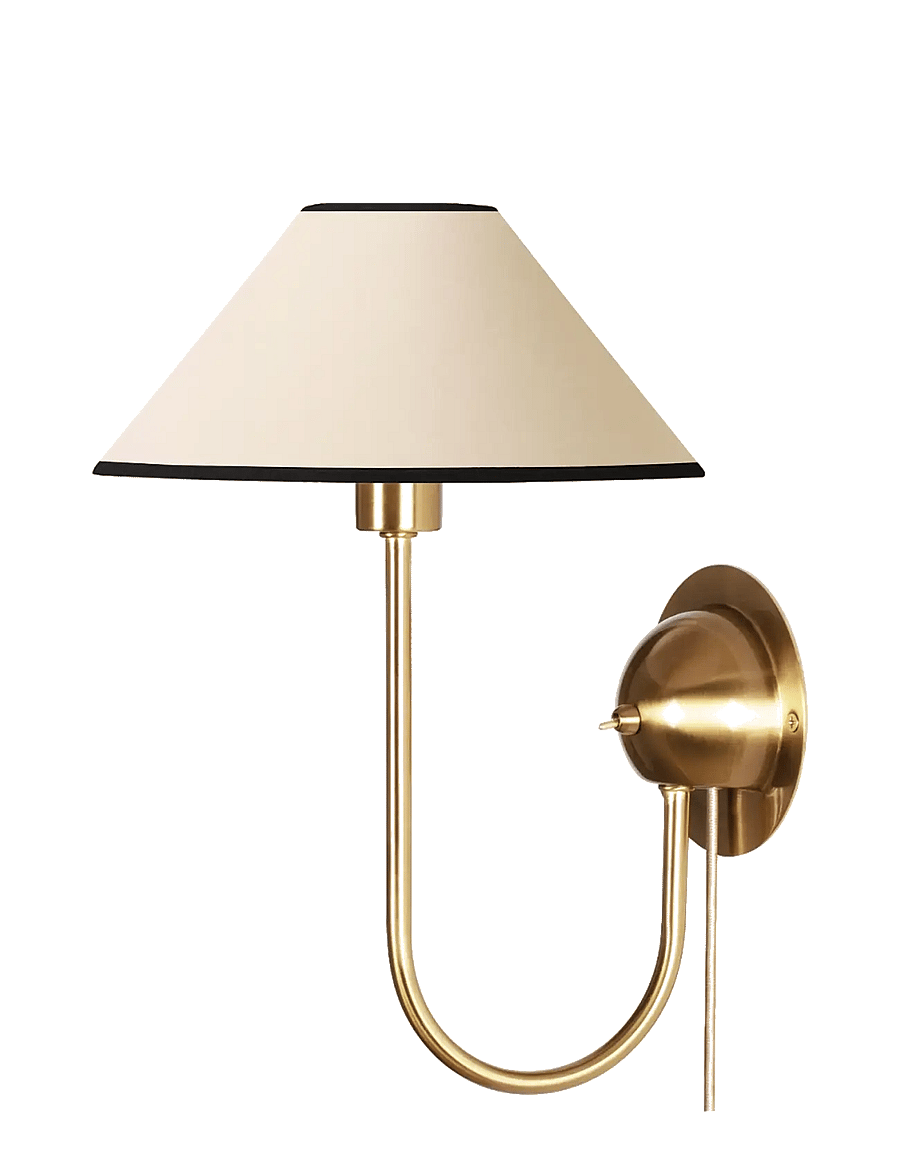 Globen Lighting - Wall lamp Iris Burgundy - wandleuchten - cream/noir - 1