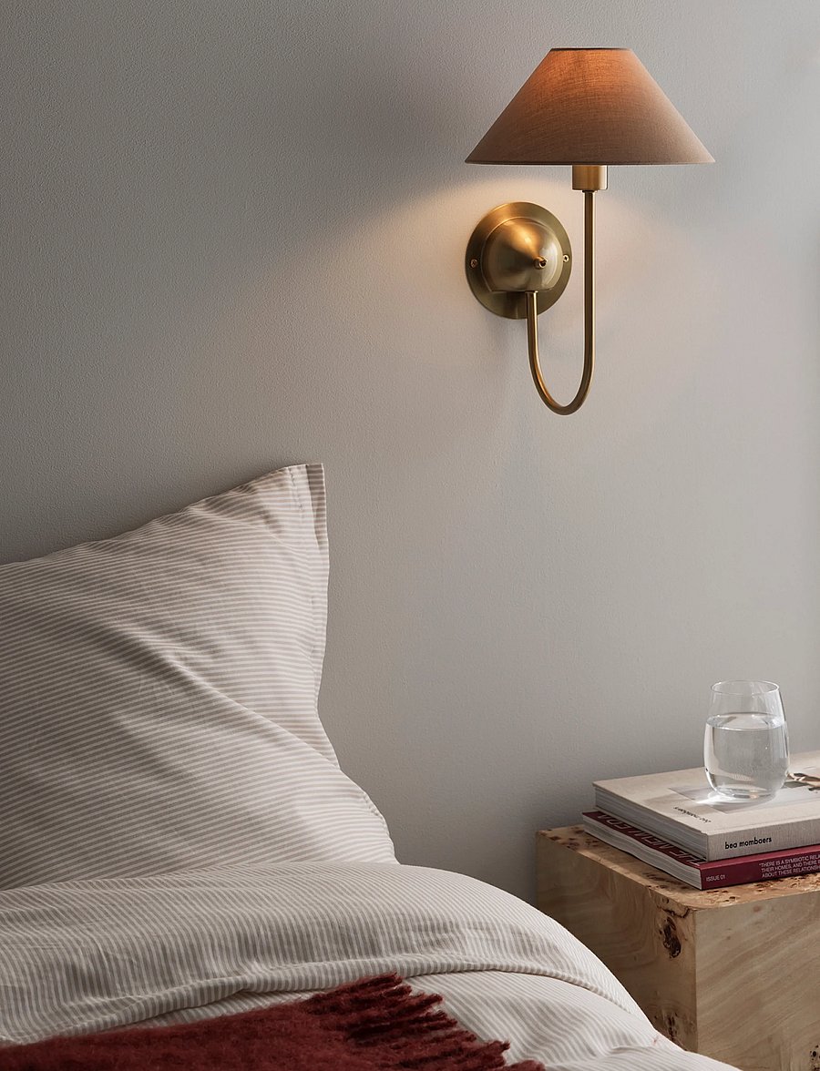 Globen Lighting - Wall lamp Iris Burgundy - wandleuchten - mocha - 0