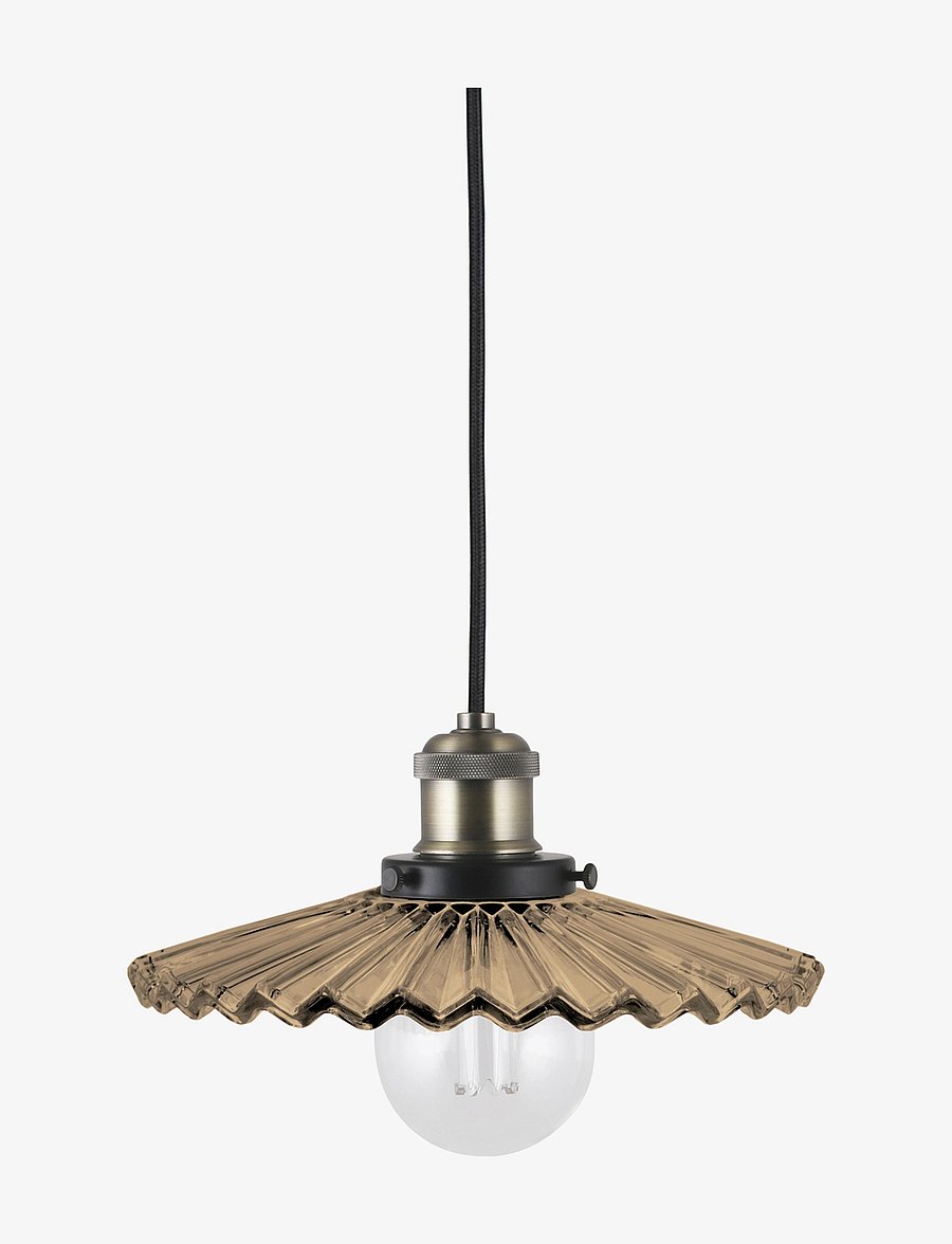 Globen Lighting - Pendant Cobbler 25 - rippvalgustid - brown - 1