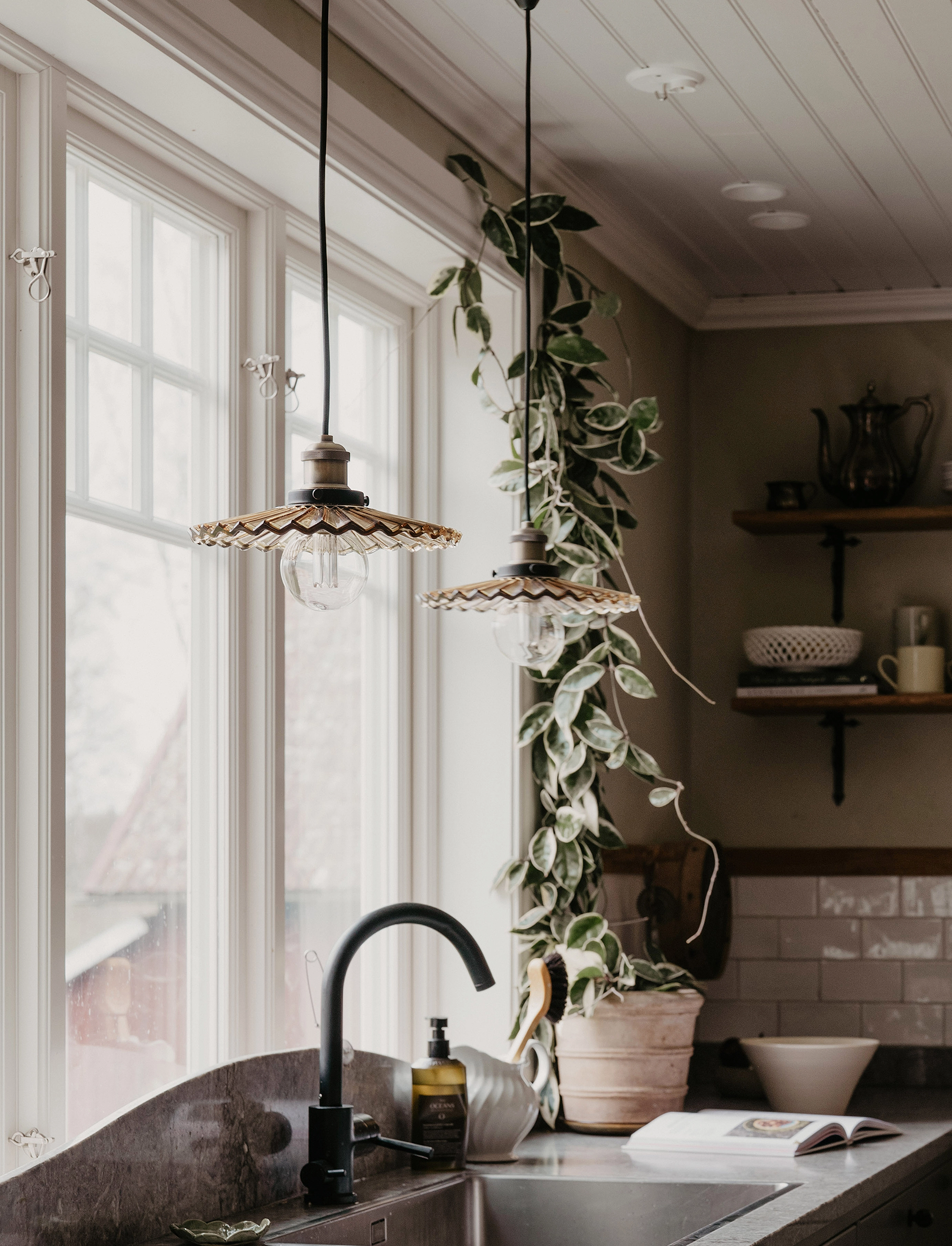 Globen Lighting Pendellampe Cobbler 25, One Size, Ceiling Lamps, Braun - Pendant Homeware