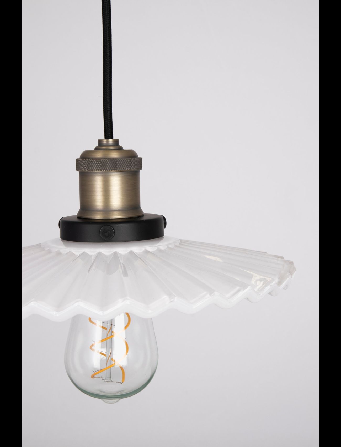 Globen Lighting - Pendant Cobbler 25 - rippvalgustid - white - 2