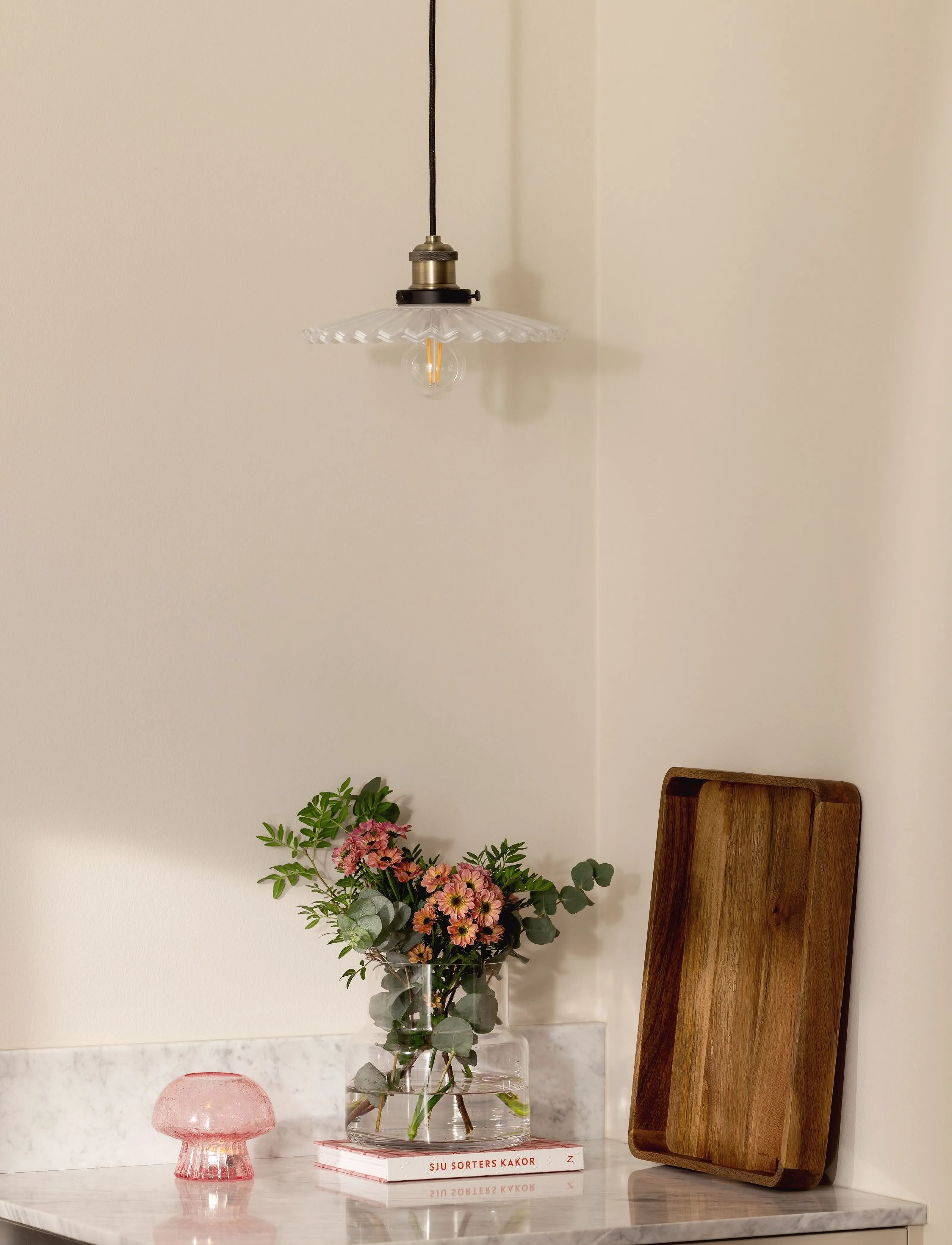 Globen Lighting Pendellampe Cobbler 25, One Size, Ceiling Lamps, Weiß - Pendant Homeware