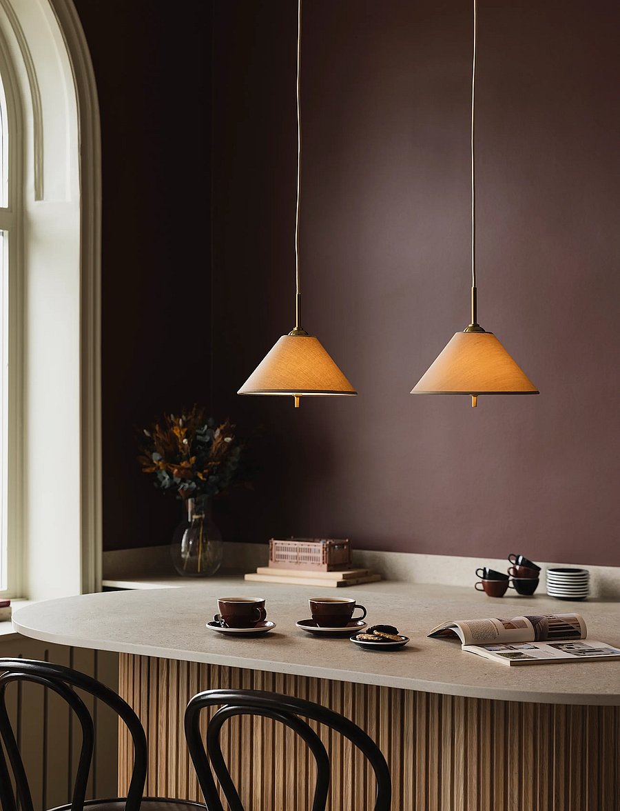 Globen Lighting - Pendant Iris 25 Mocha - pendellampen - mocha - 0