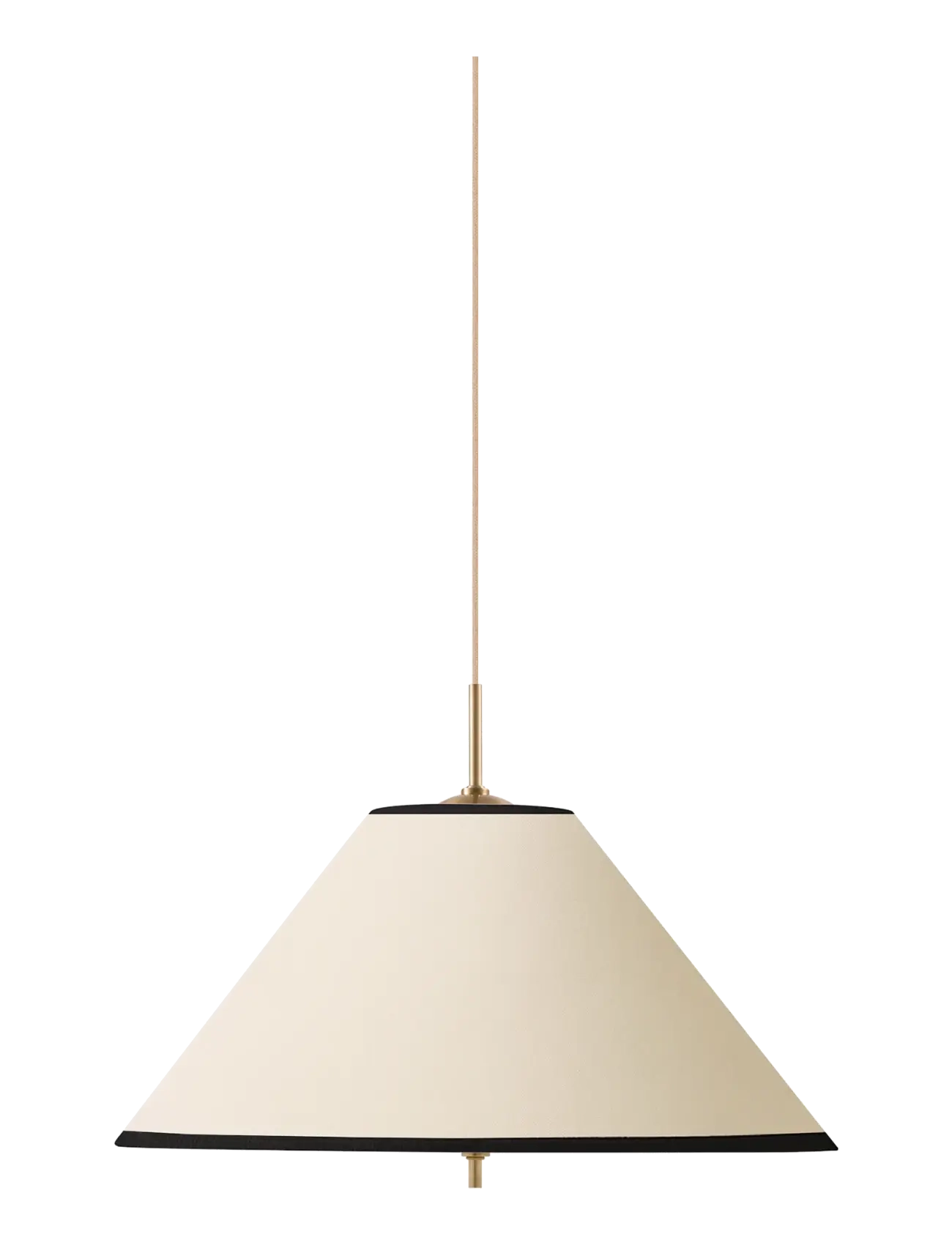 Globen Lighting Pendant Iris 50 Cream/noir - Globen Lighting - CREAM/NOIR / cream