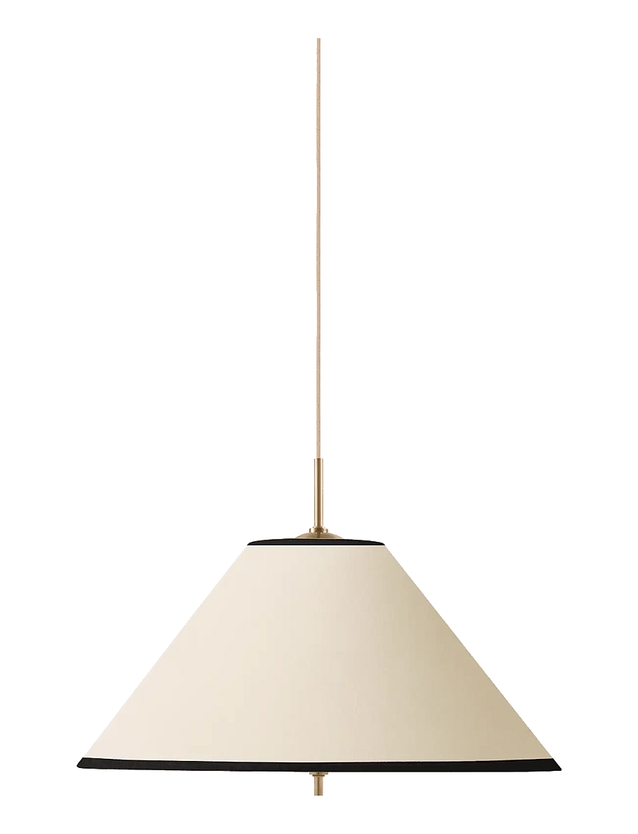 Globen Lighting - Pendant Iris 50 Cream/noir - pendellampen - cream/noir - 1