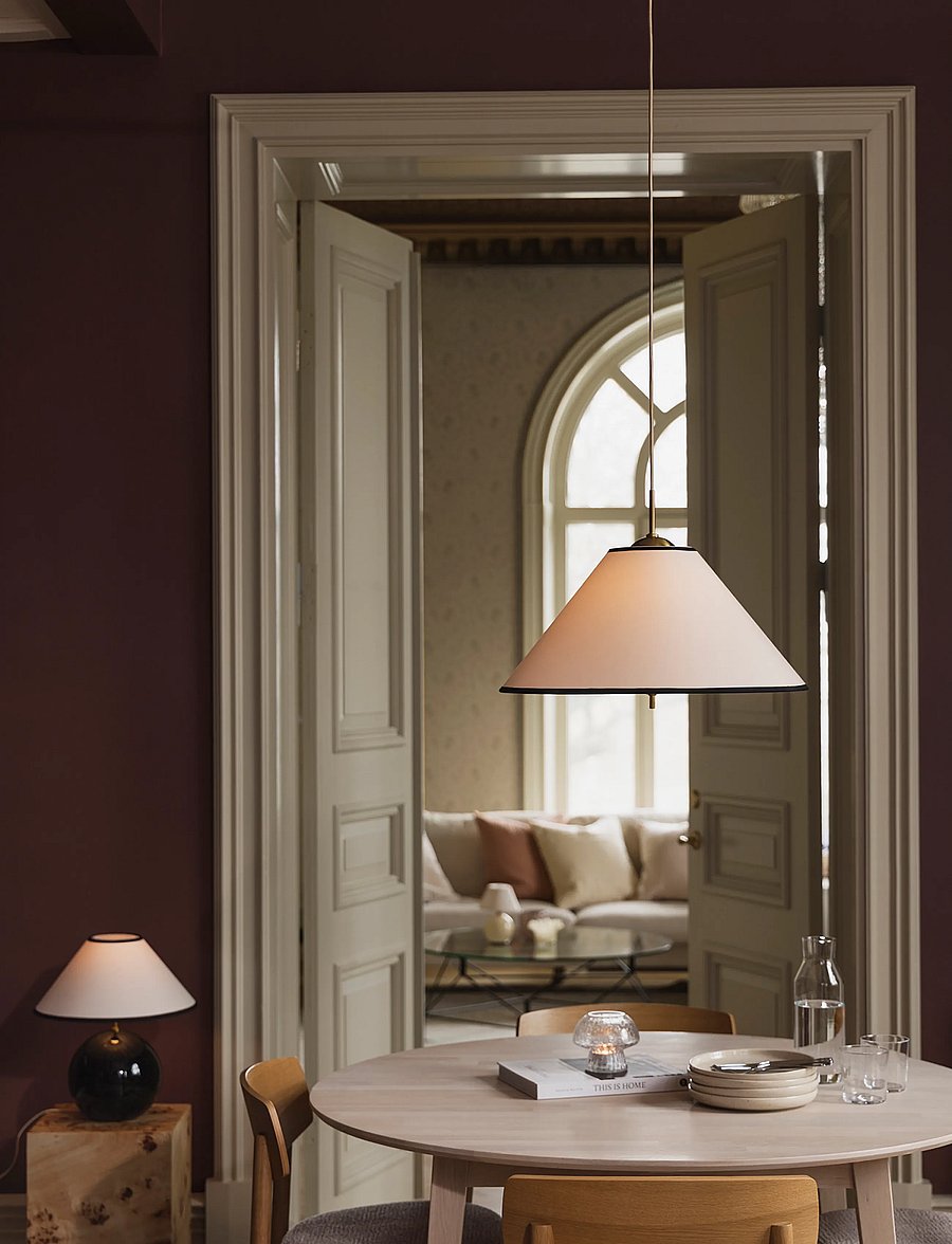 Globen Lighting - Pendant Iris 50 Cream/noir - pendellampen - cream/noir - 3
