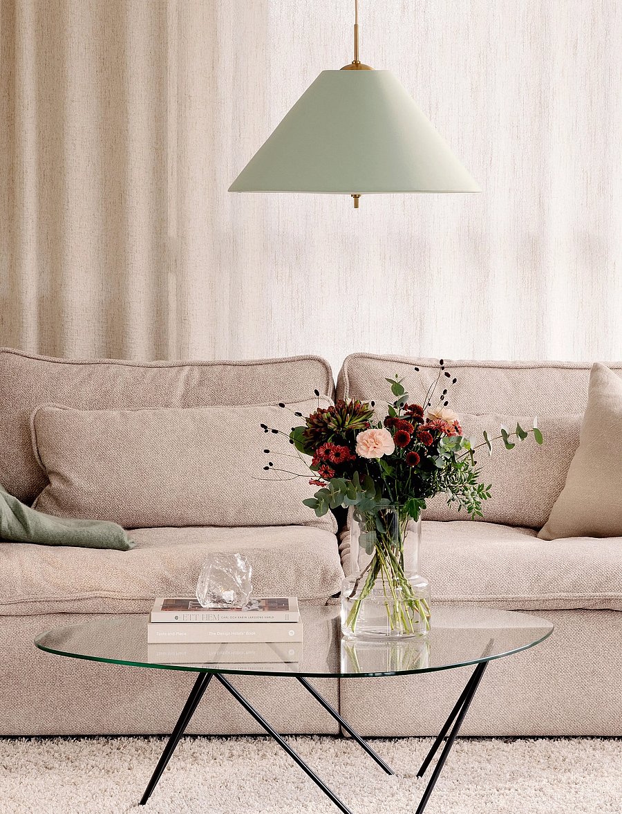 Globen Lighting - Pendant Iris 50 - rippvalgustid - green - 0