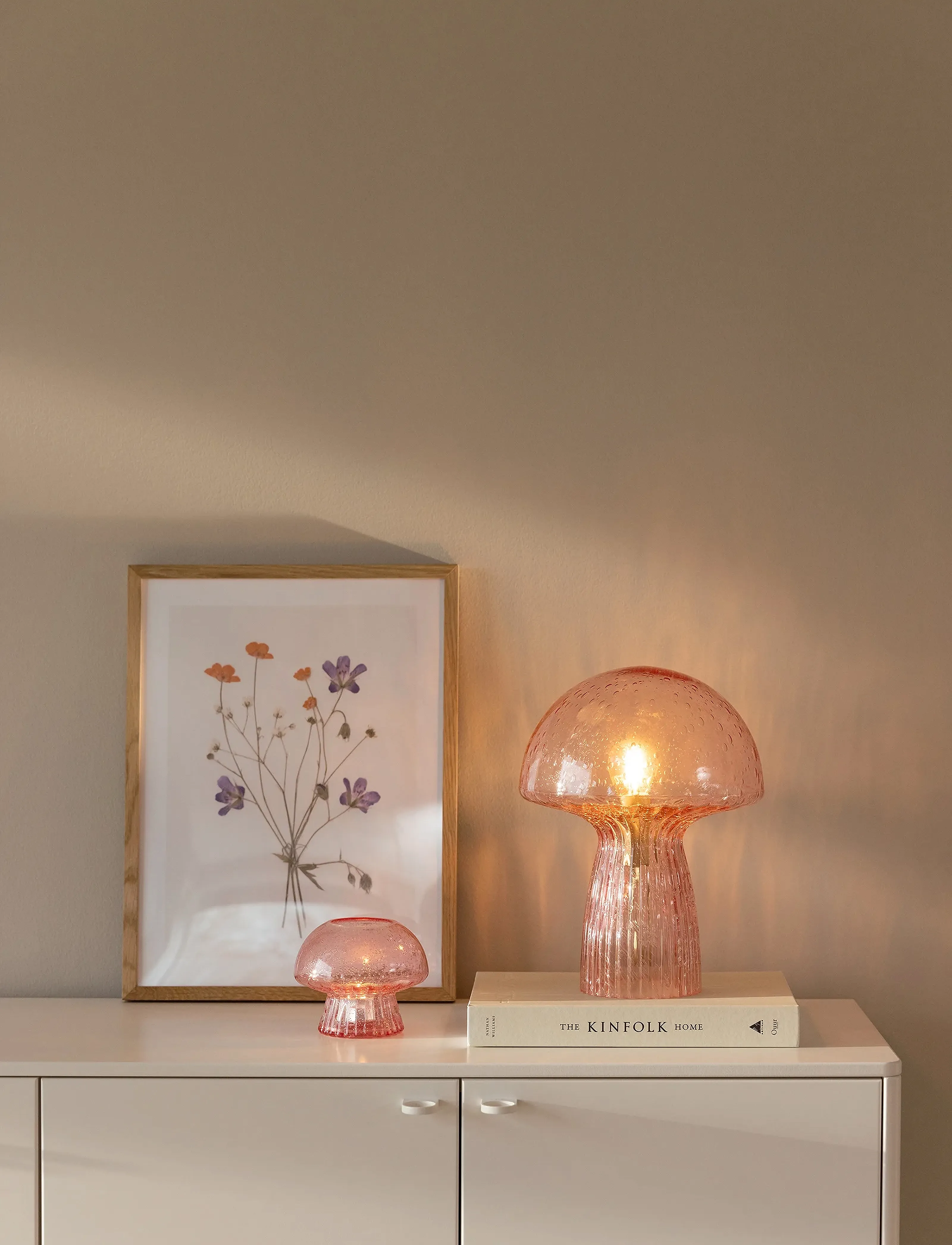 Globen Lighting Tealight Holder Fungo 12 Special Edition Green, Ø cm, Candlesticks & Lanterns, Rosa - Holders, Homeware