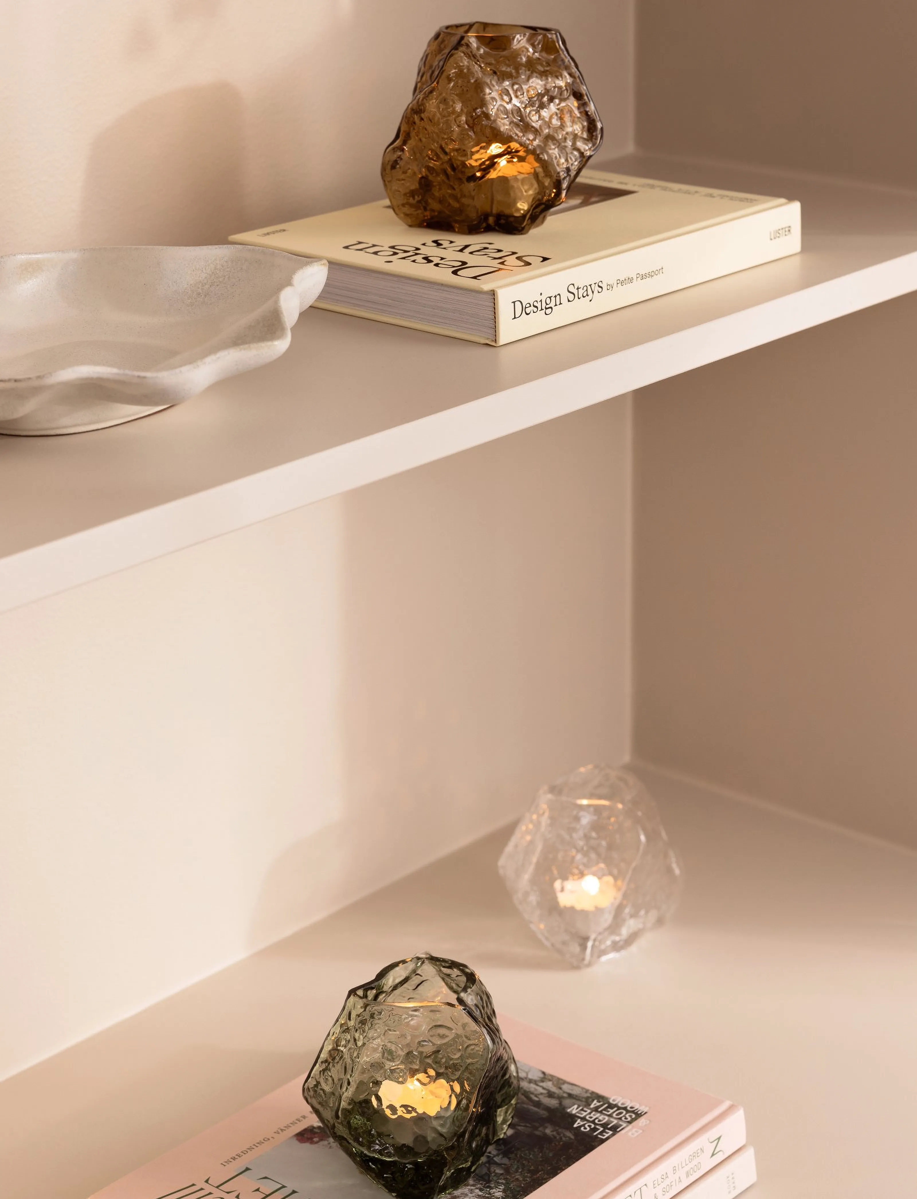 Globen Lighting Fyrfadsstage Valerie 12, Ø 12 cm, Candlesticks & Lanterns, Braun - Tealight Holders, Homeware