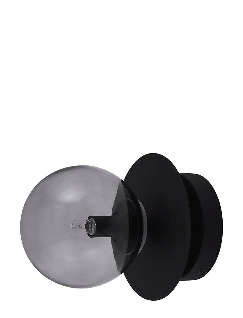 Globen Lighting - Wall lamp/ceiling lamp Art Deco IP44 Black/smoke - væglamper - black/smoke - 1