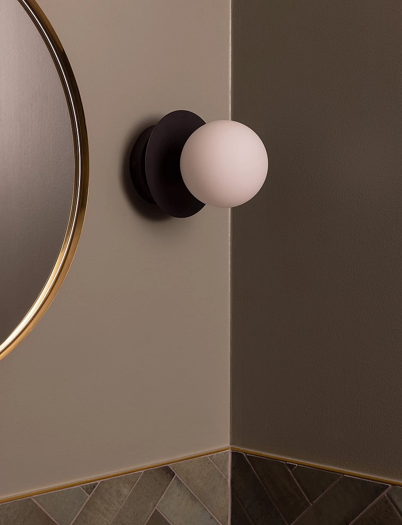 Globen Lighting - Wall Lamp/Ceiling Lamp Art Deco IP44 - wandleuchten - black/white - 2