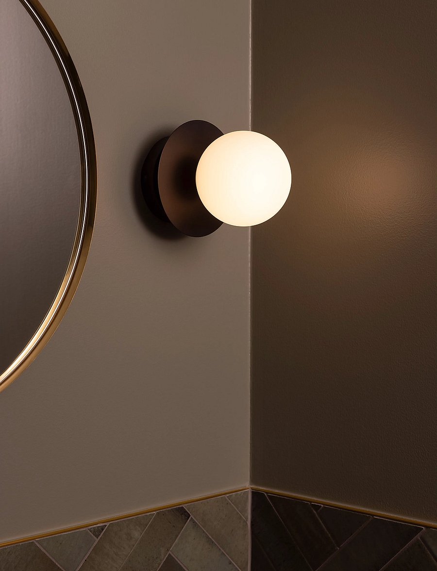 Globen Lighting - Wall Lamp/Ceiling Lamp Art Deco IP44 - wandleuchten - black/white - 3