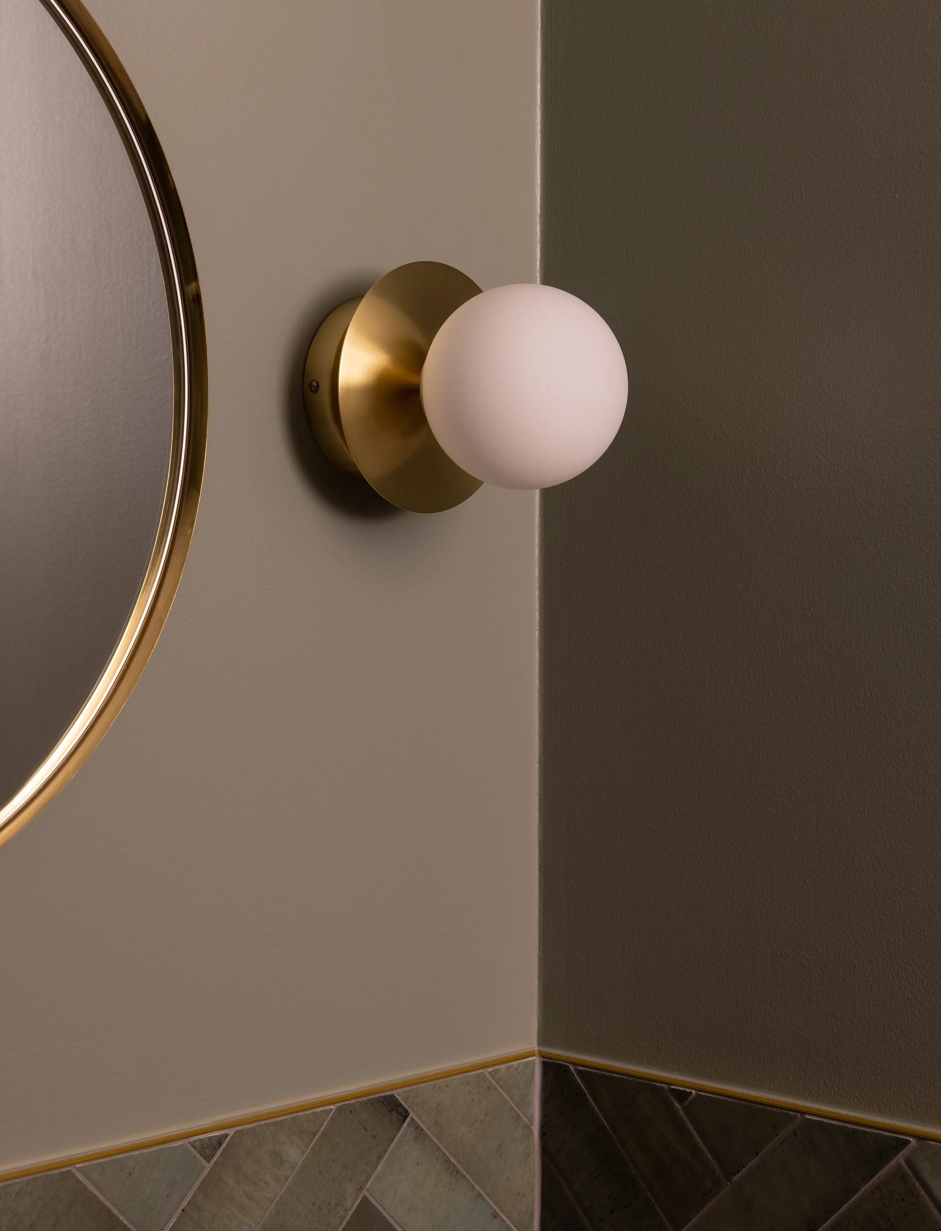 Globen Lighting Væg- Og Loftslampe I Art Deco-Stil, Ip44, One Size, Lamps, Mehrfarbig/gemustert - Wall Homeware
