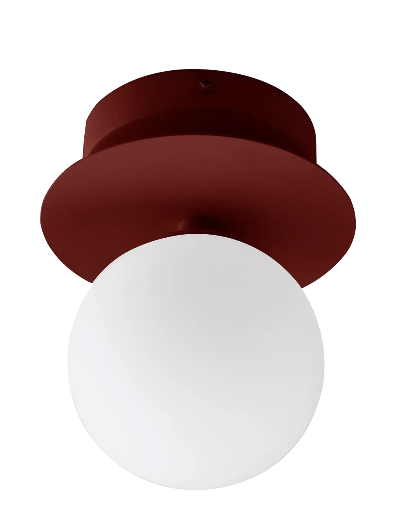 Globen Lighting - Wall lamp/ceiling lamp Art Deco IP44 Burgundy/white - væglamper - burgundy/white - 2