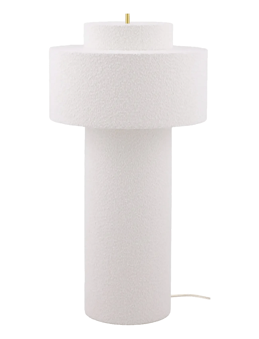 Globen Lighting - Floor lamp Noah 45 White bouclé - stehlampen - white bouclÉ - 1