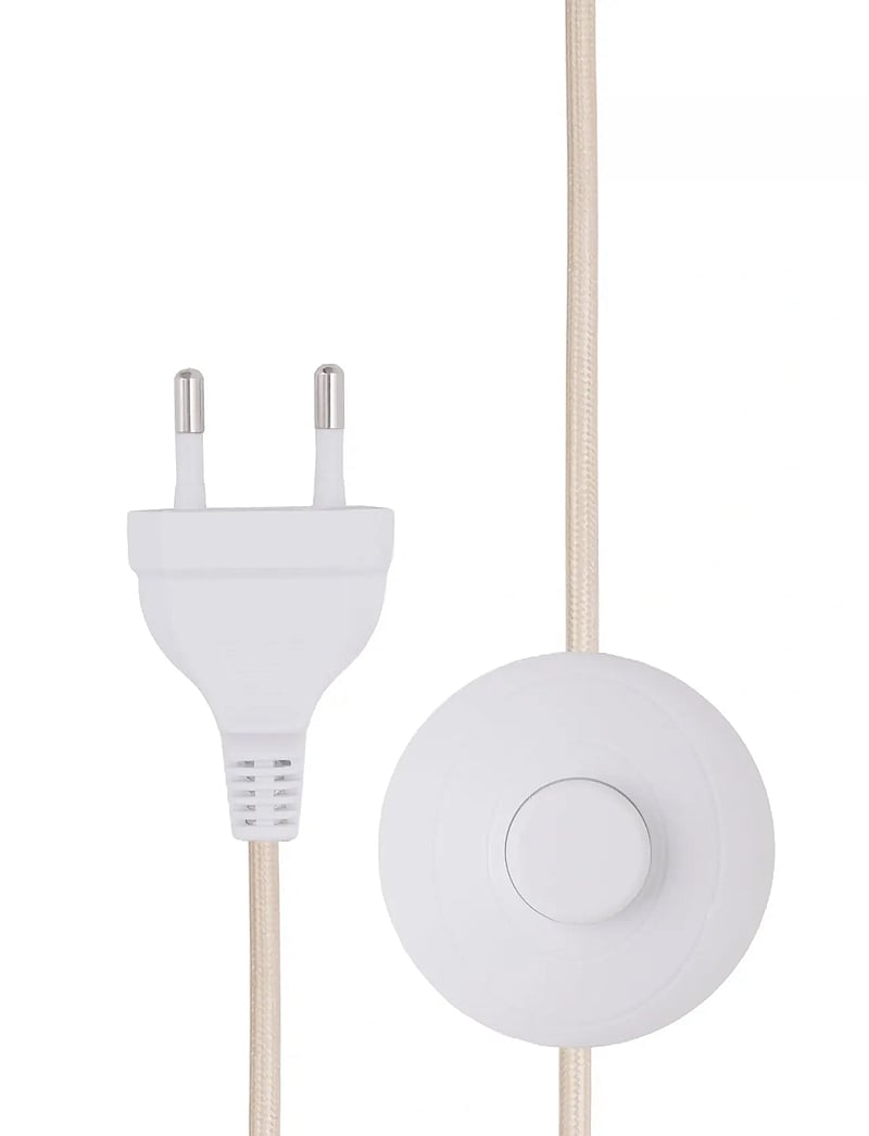 Globen Lighting - Floor lamp Noah 45 White bouclé - stehlampen - white bouclÉ - 4