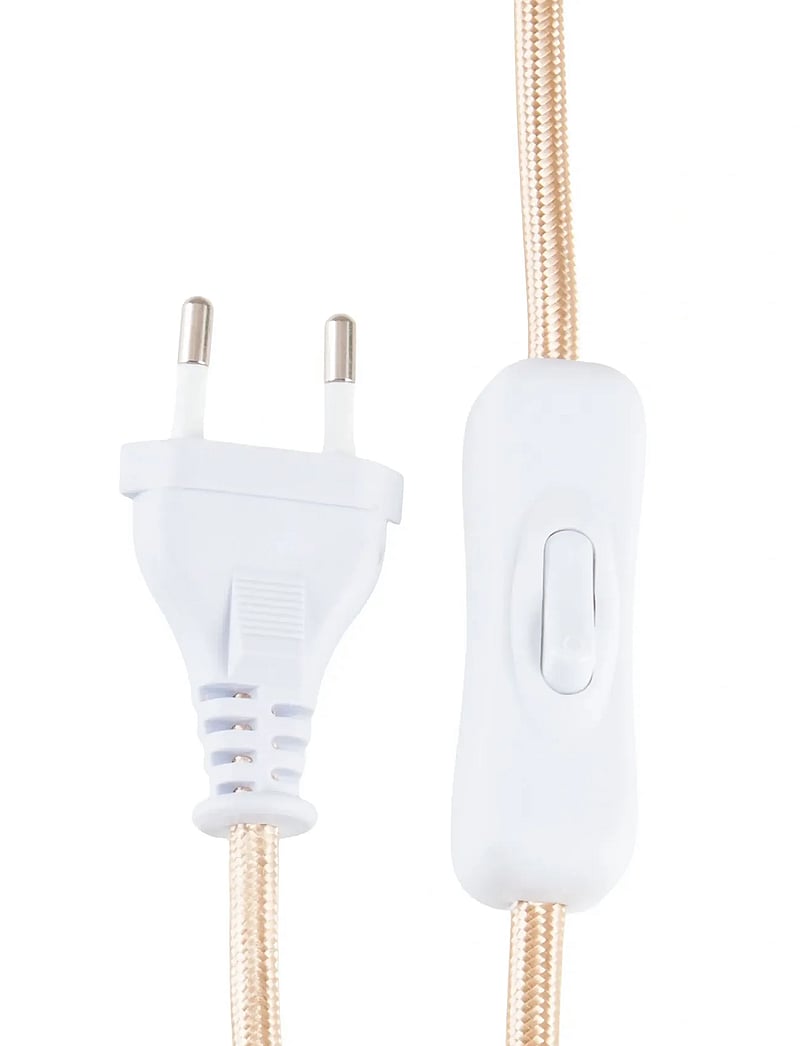 Globen Lighting - Table lamp Noah 25 White bouclé - schreibtisch- & tischlampen - white bouclÉ - 4