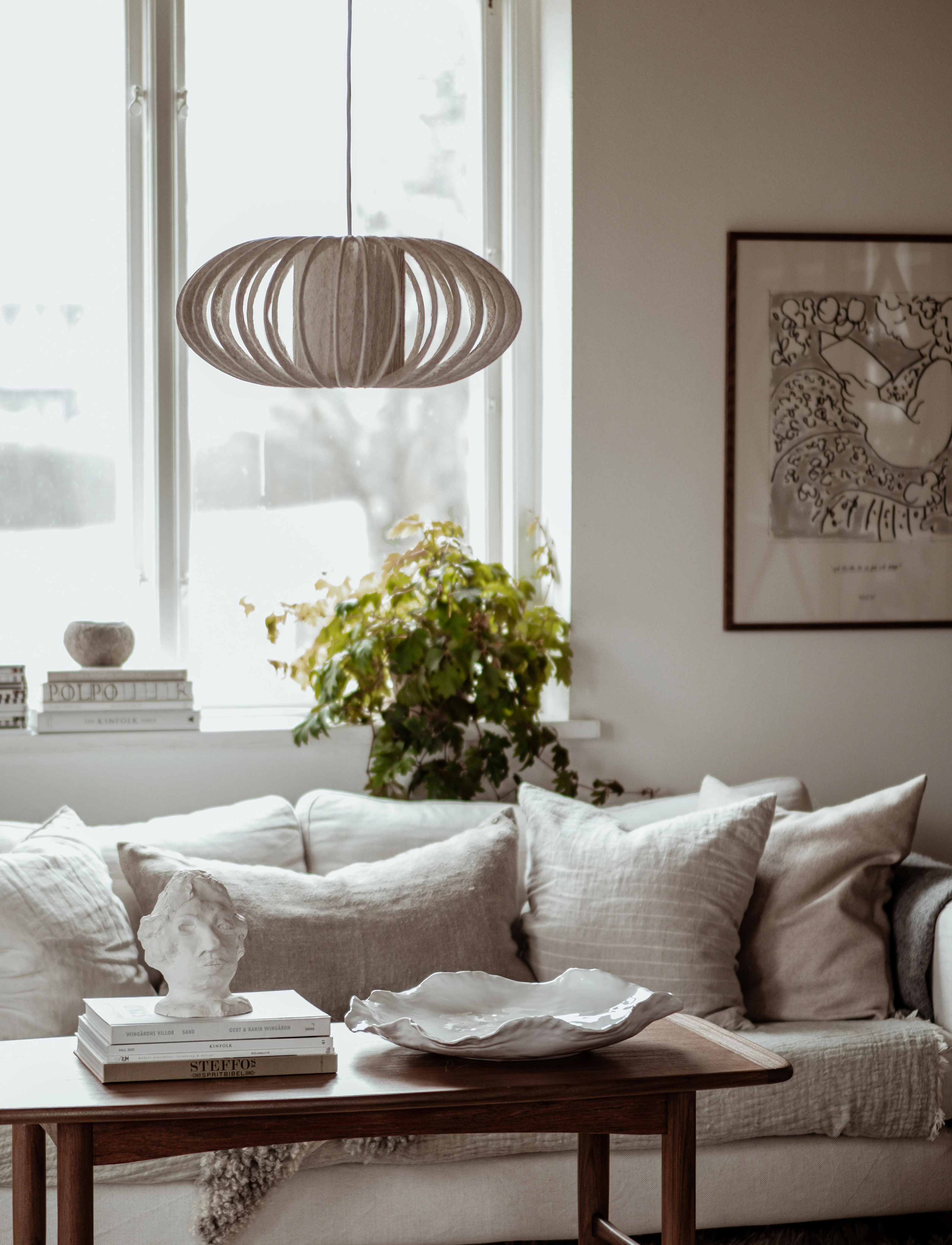 Globen Lighting Lamp Shade Selma 45 Beige, Ø cm, Lighting, Beige - Shades, Homeware
