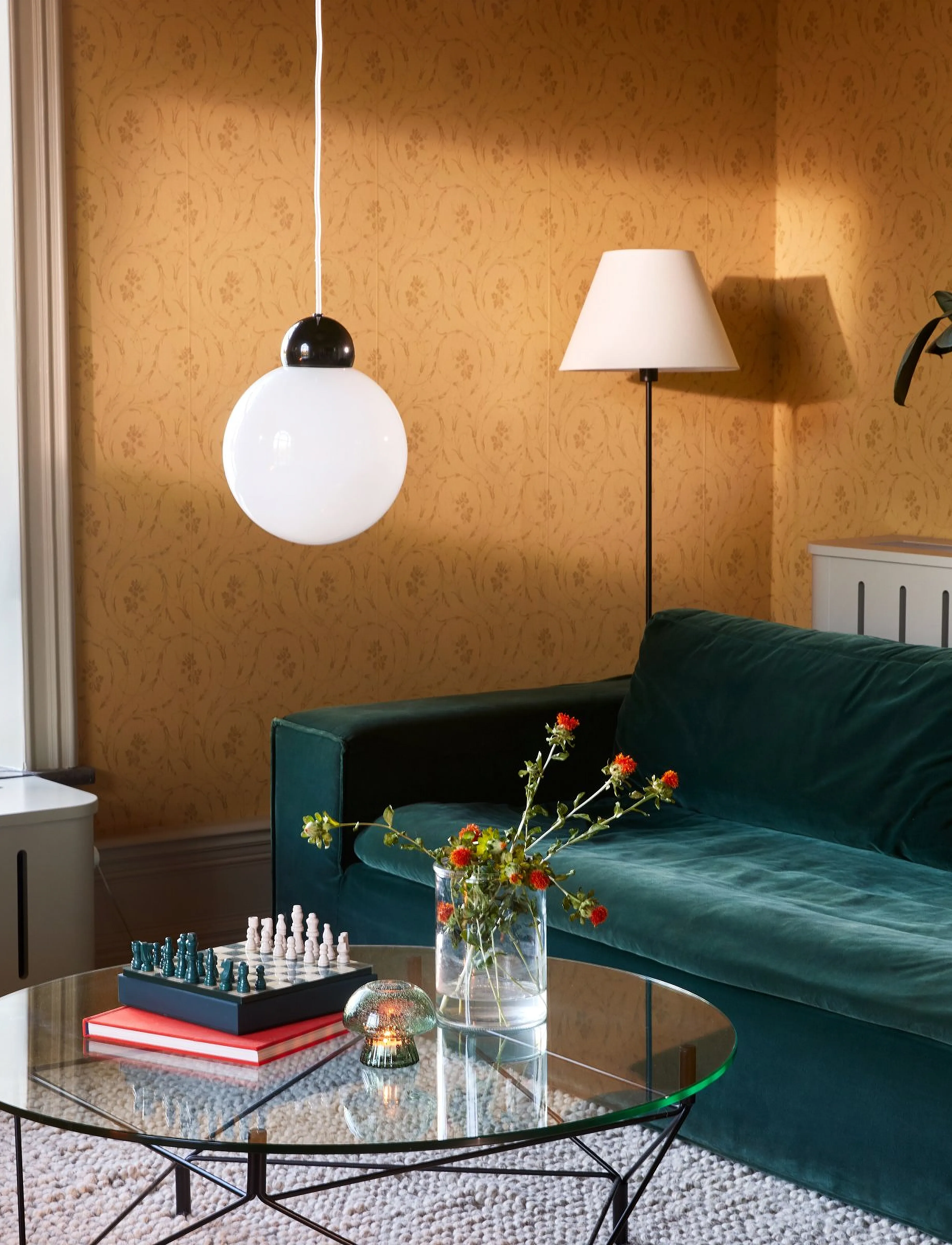 Globen Lighting Lamp Shade Sigrid 22 Beige, Ø cm, Lighting, Schwarz - Shades, Homeware