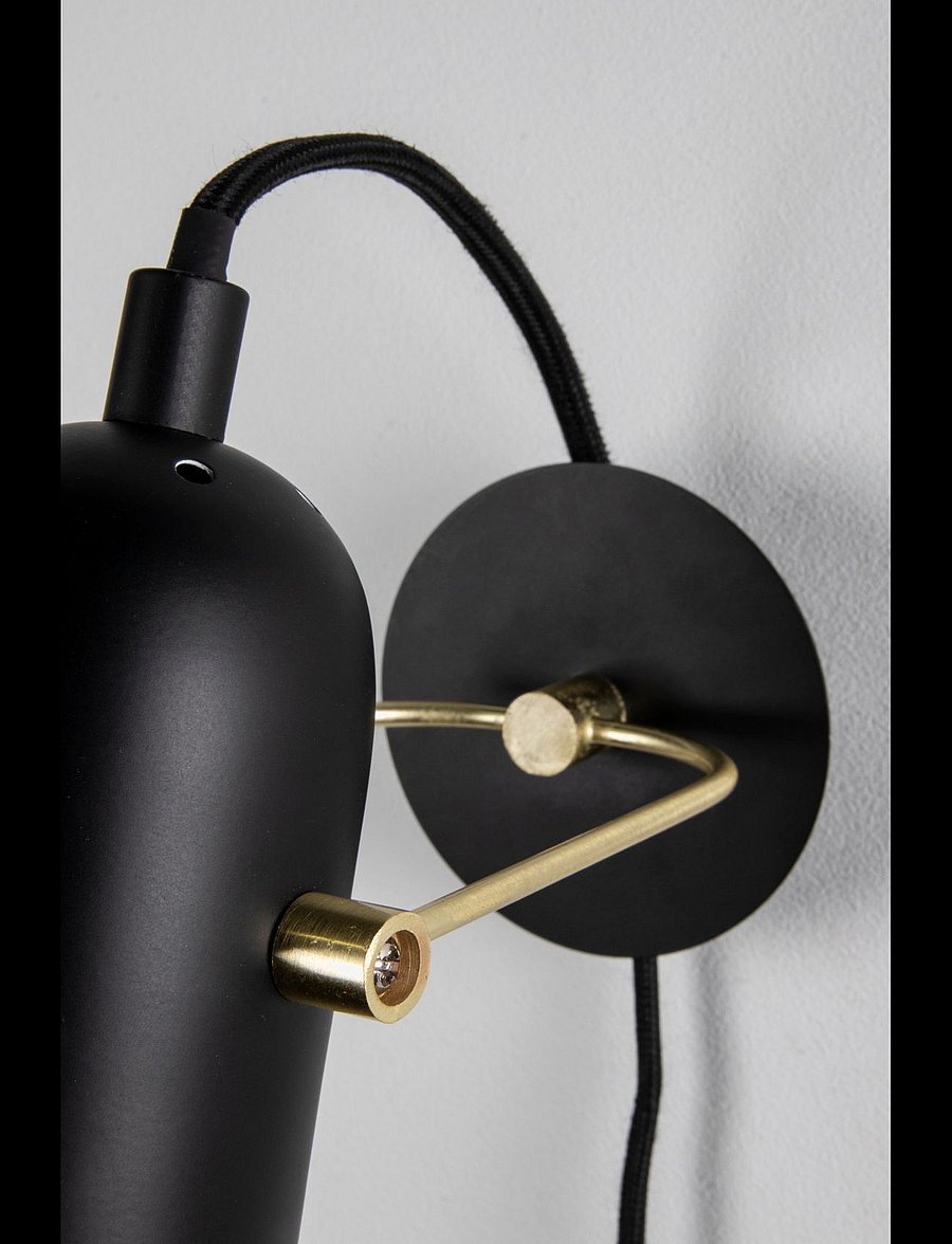 Globen Lighting - Wall Lamp Swan Mini - wandleuchten - black - 2
