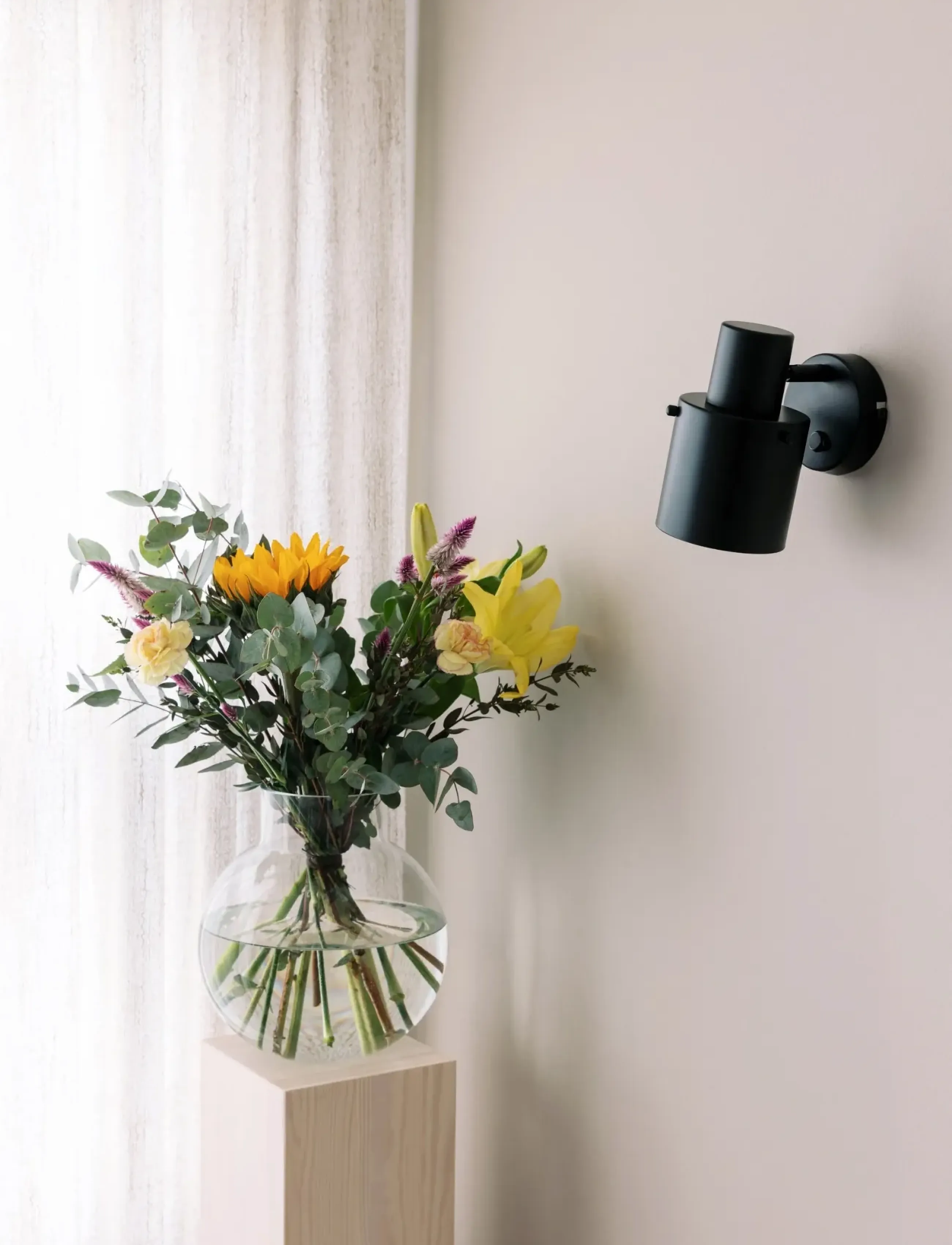 Globen Lighting - Wall Lamp Clark 1 - wandlampen - black - 2