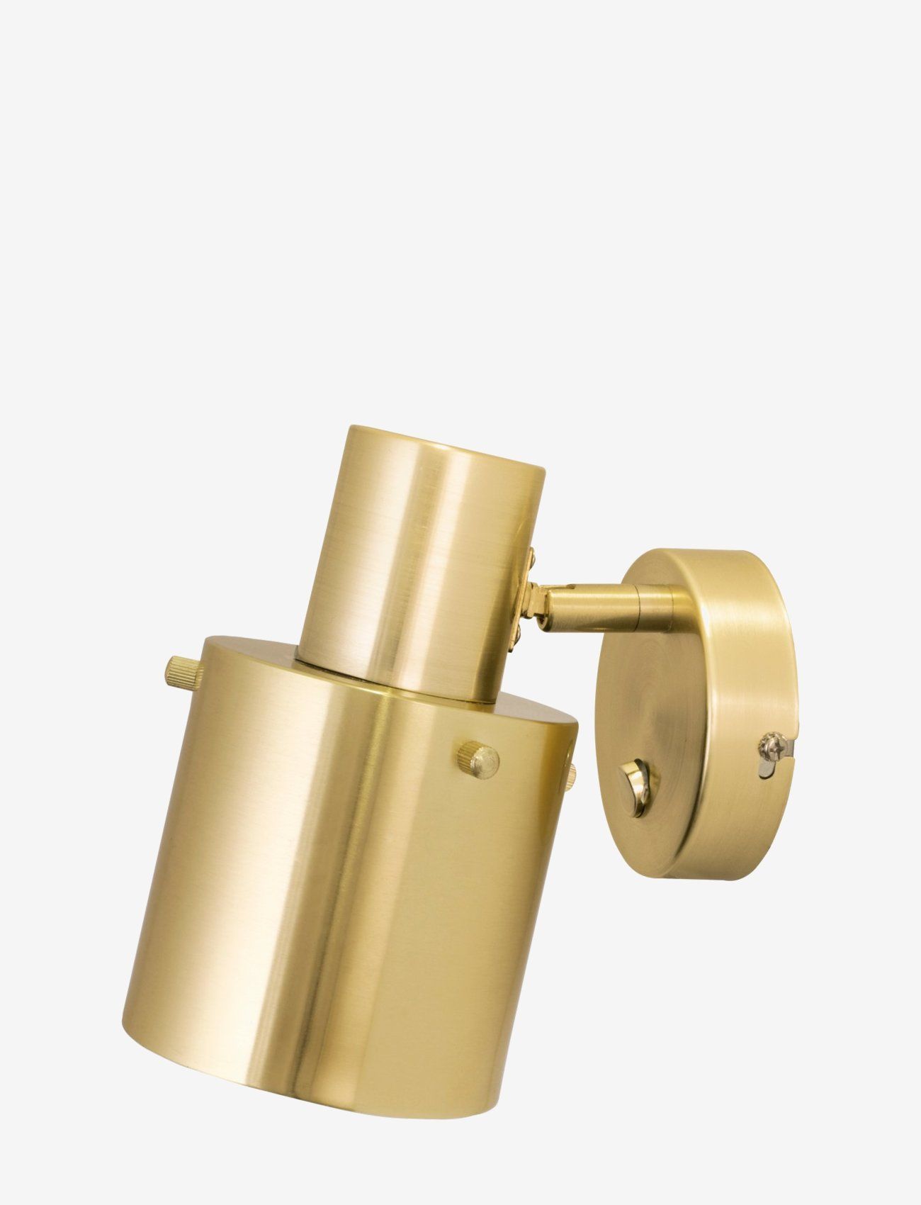 Globen Lighting - Wall Lamp Clark 1 - vegglamper - brushed brass - 0