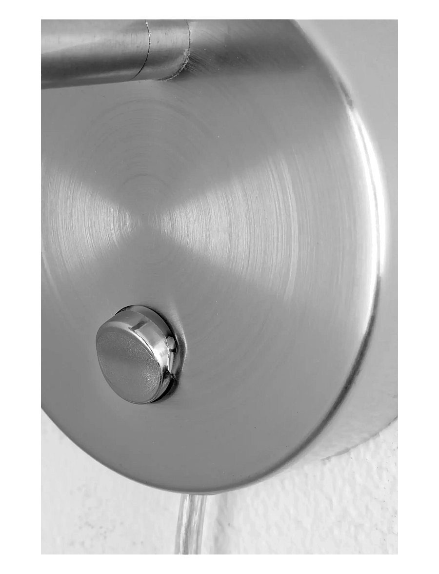 Globen Lighting - Wall Lamp Clark 1 - appliques murales - brushed steel - 1