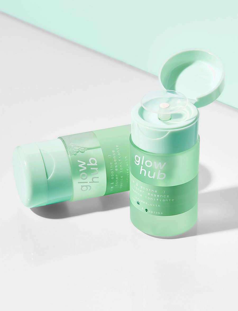 Glow hub - Glow Hub Calm & Soothe Toner Essence 100ml - kjarni - clear - 3