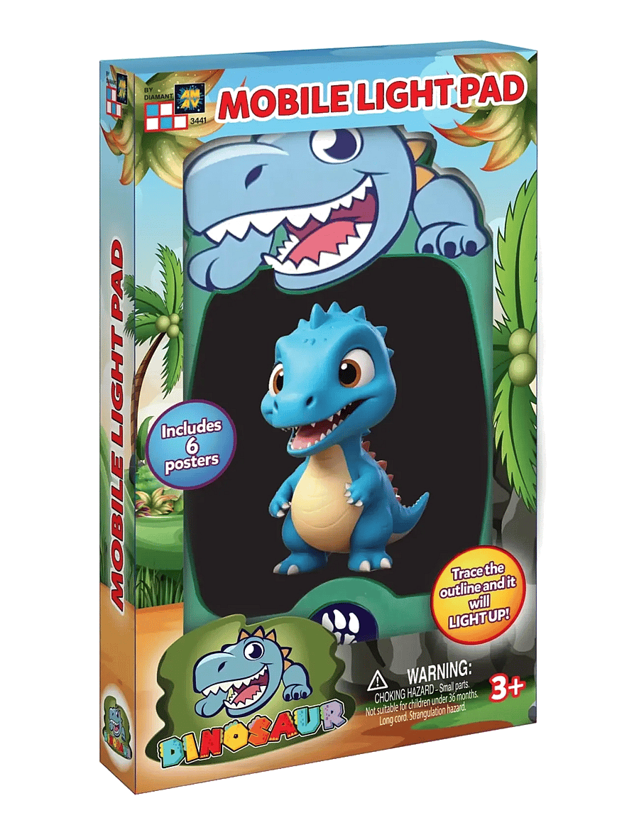 Glow Pad - Dinosaur Mobile Light Pad - rittavlor - green - 1
