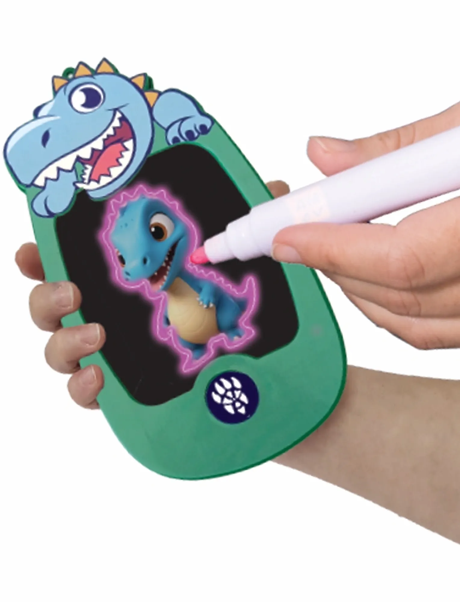 Glow Pad Dinosaur Mobile Light Pad, One Size, Green, Tegning > Tegnebrætter, Børn
