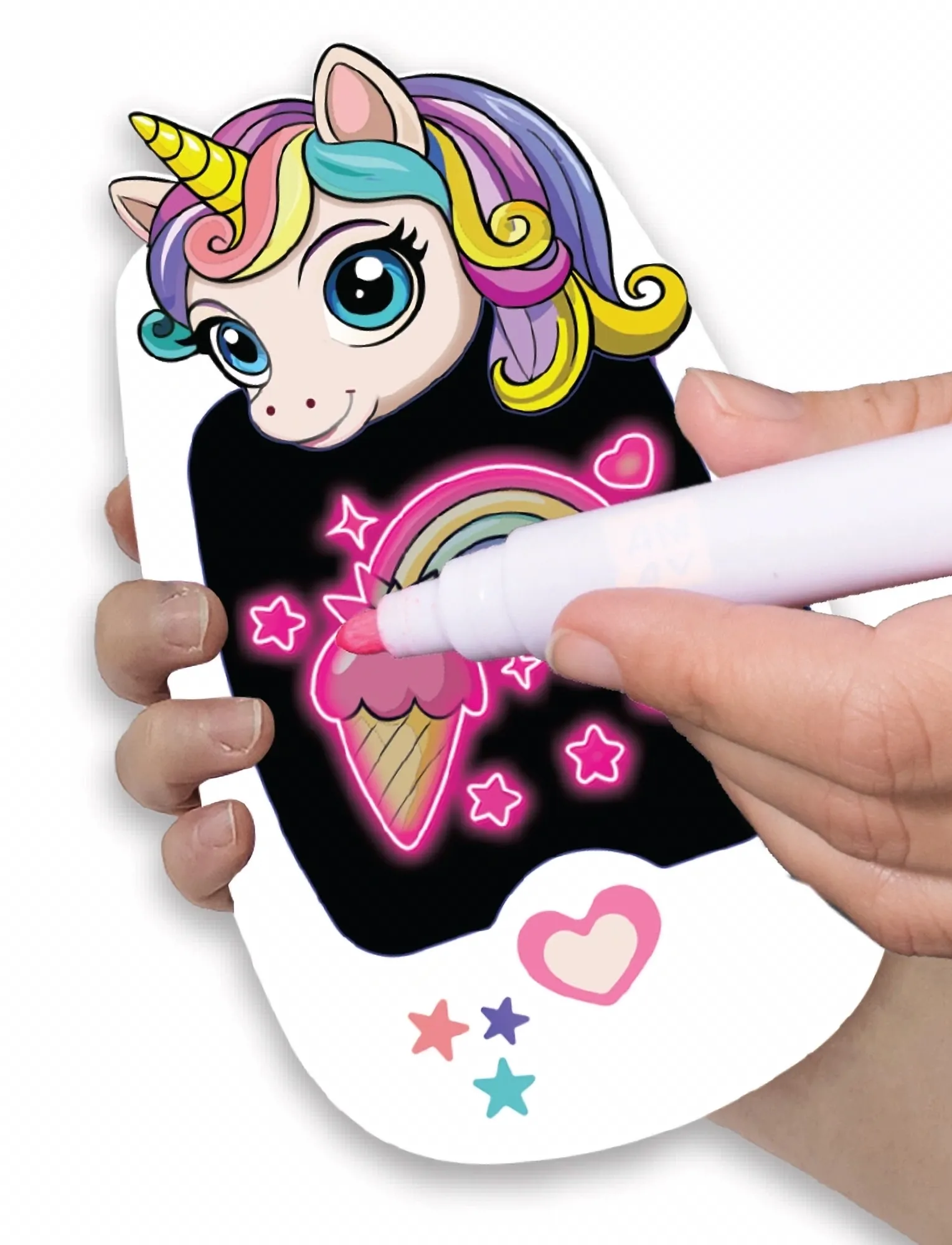 Glow Pad Unicorn Mobile Light Pad, One Size, Pink, Tegning > Tegnebrætter, Børn