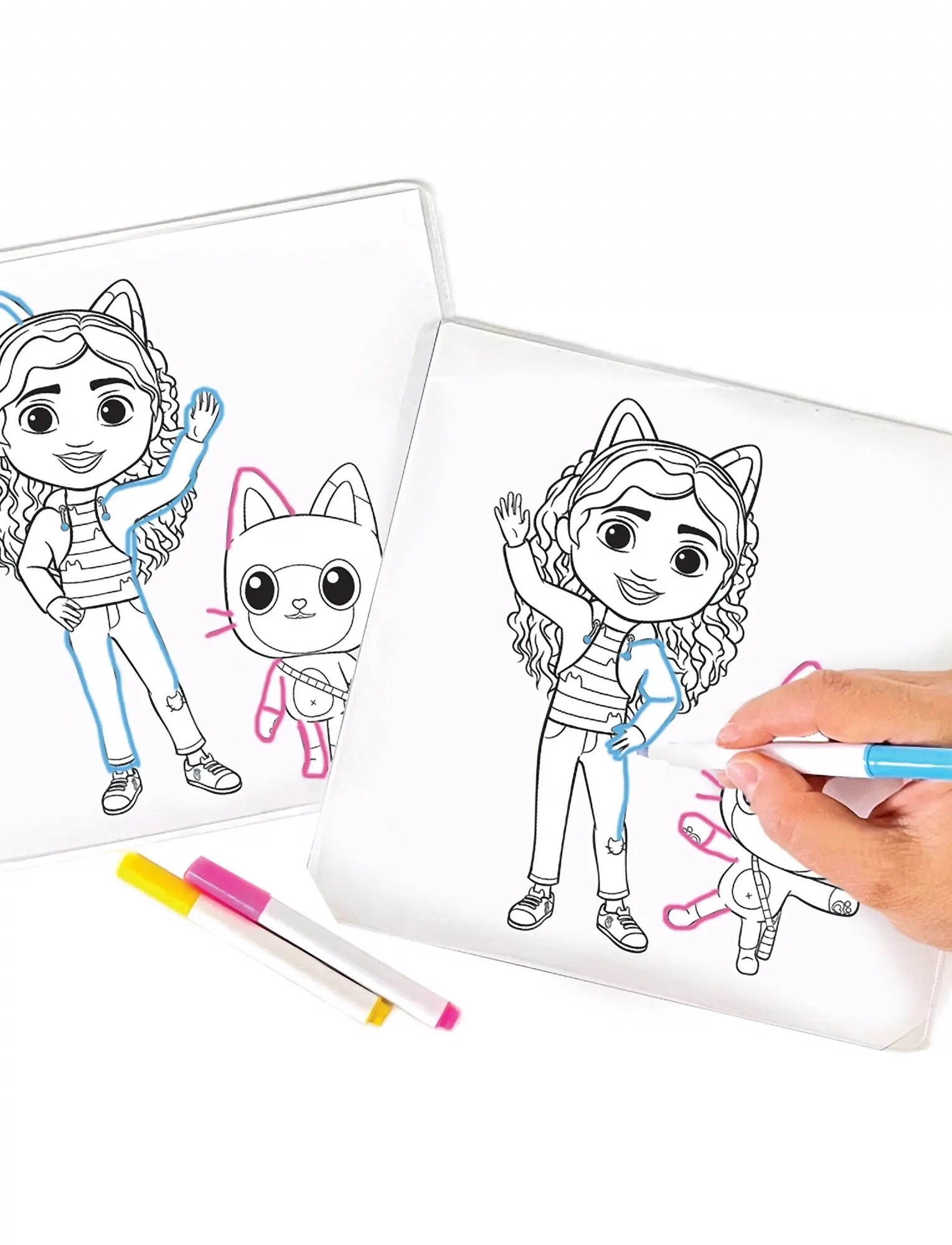 Glow Pad Gabby's Dollhouse Animation Glow Pad, One Size, Pink, Tegning > Tegnebrætter, Børn