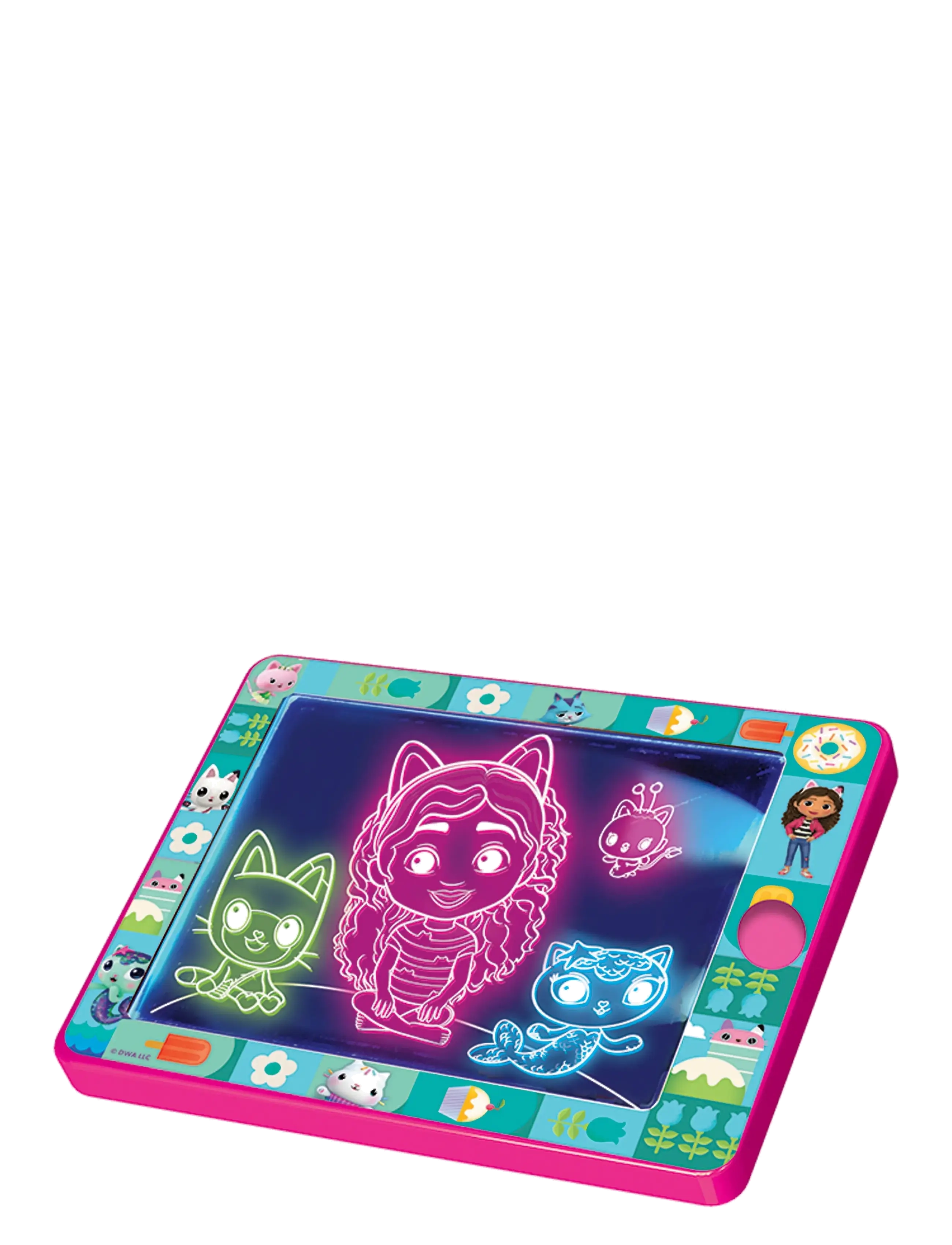 Glow Pad Gabby's Dollhouse Glow Pad, One Size, Pink, Tegning > Tegnebrætter, Børn
