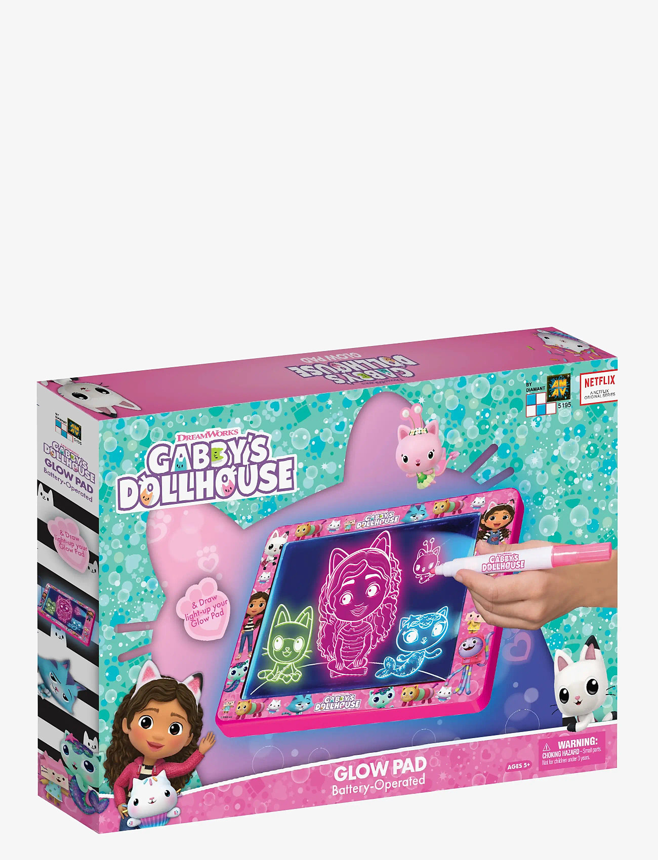 Glow Pad - Gabby's Dollhouse Glow Pad - tegnetavler - pink - 1