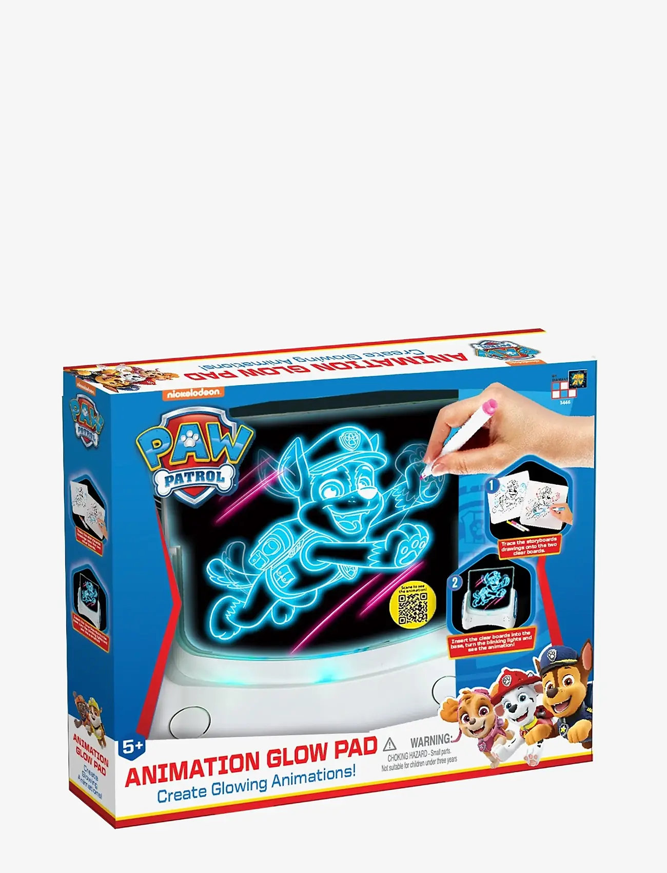Glow Pad - Paw Patrol Animation Glow Pad - tegnetavler - blue - 1