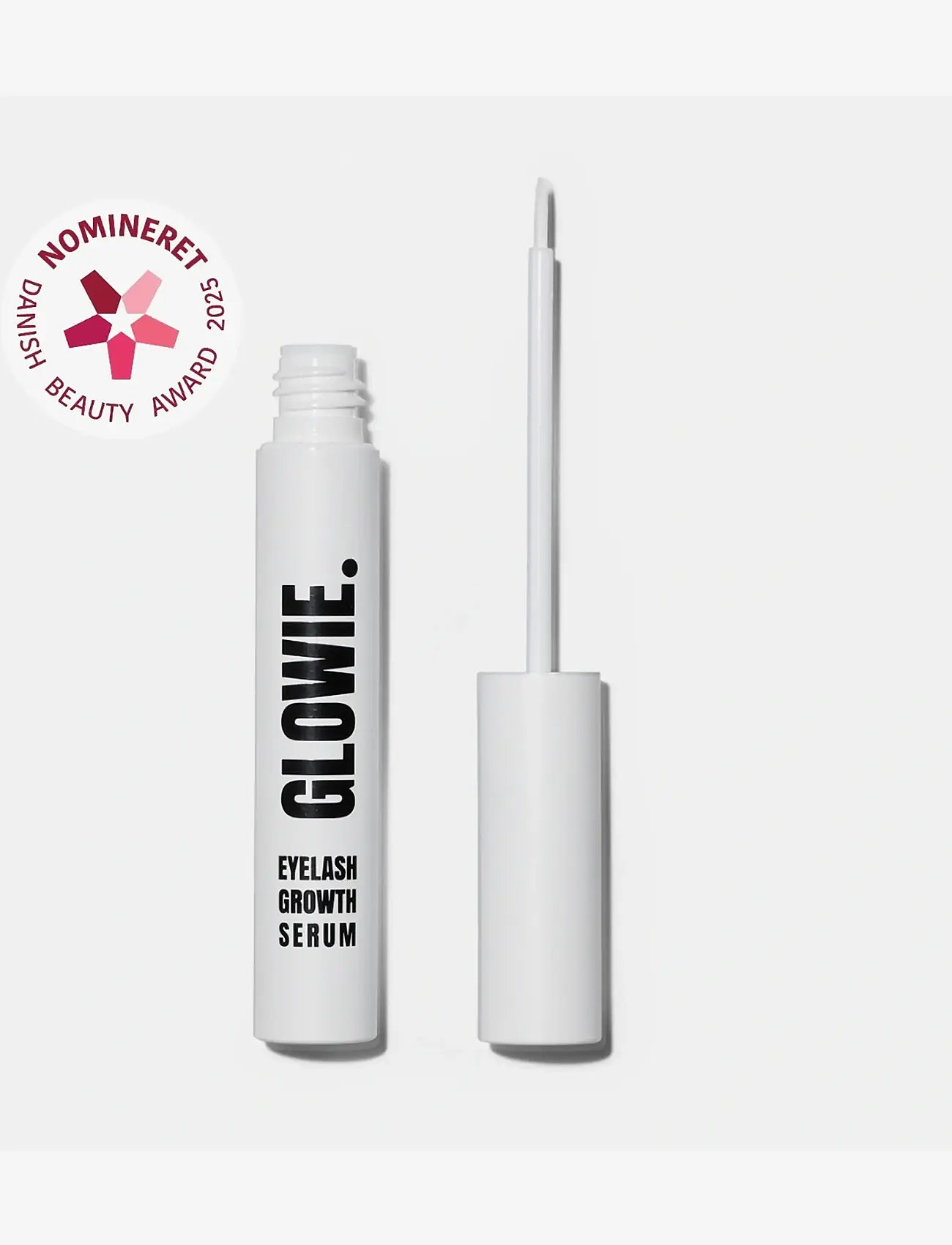 Glowie Copenhagen Glowie Eyelash Serum 3ml - Øjenvippeserum & Øjenbrynsserum - NO SHADE / clear