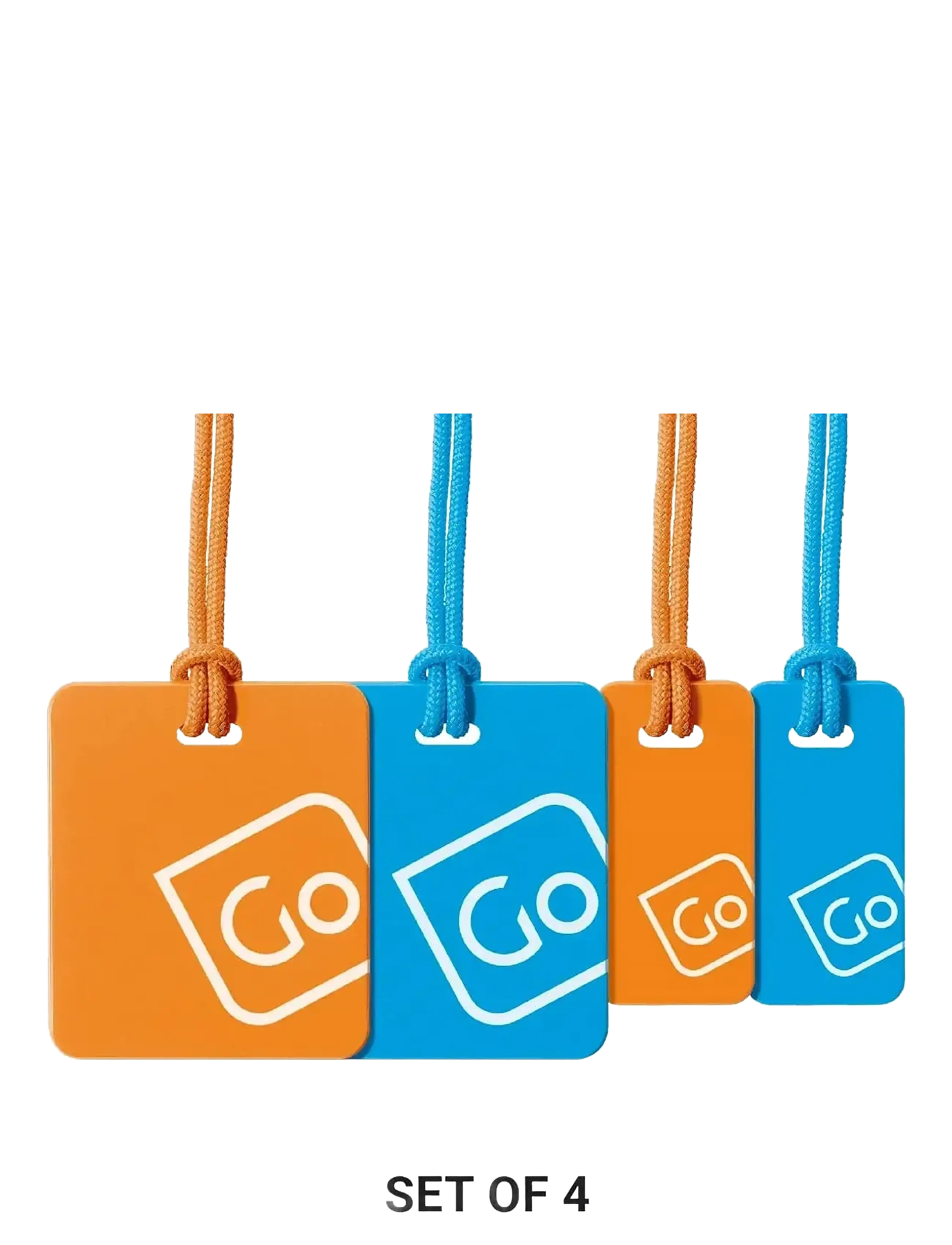 Go Travel - Luggage Tags Family Pack - bagagemærker - blue - 1