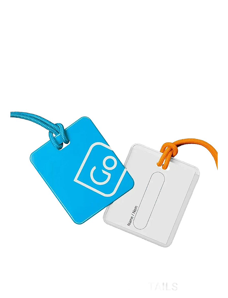 Go Travel - Luggage Tags Family Pack - bagagetiketter - blue - 2