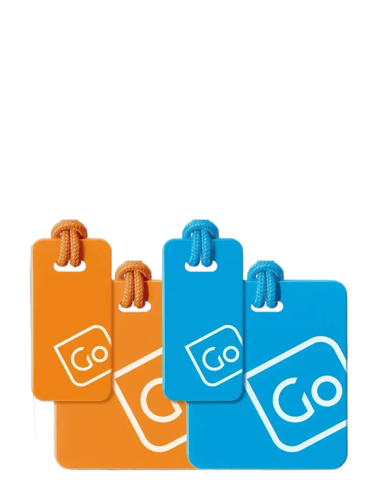 Go Travel - Luggage Tags Family Pack - bagagemærker - blue - 3