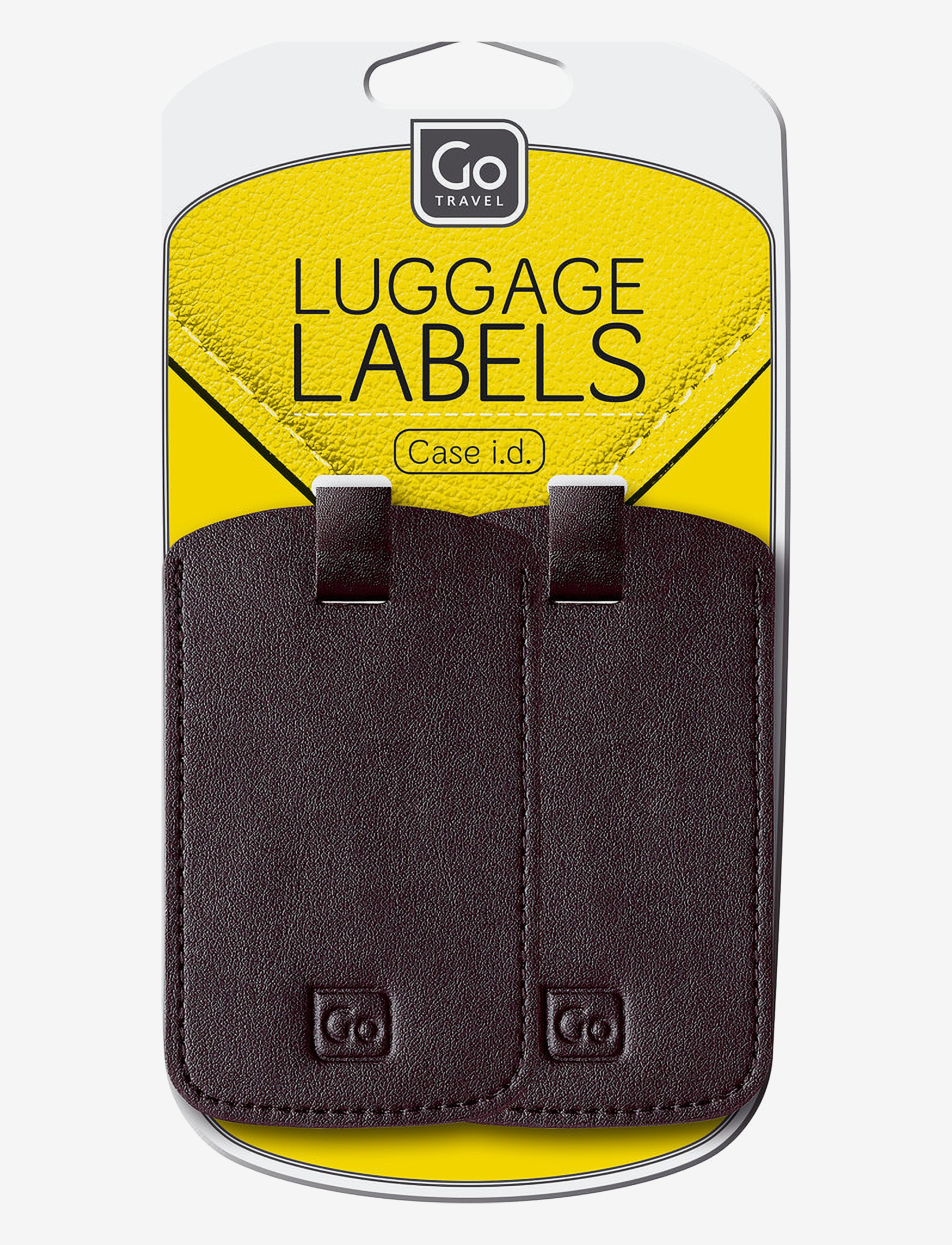 Go Travel - Luggage Labels - matkalaukkujen nimilaput - black - 2